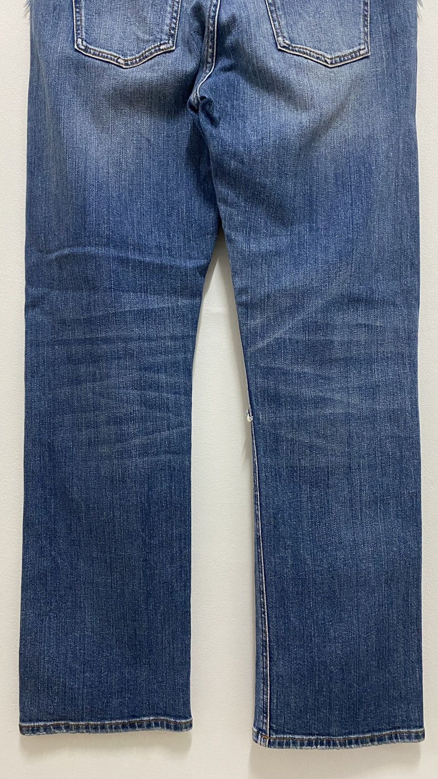 Stella McCartney Stella Mccartney Distressed Denim Patchwork Blue Jeans Pants Size US 35 - 15 Thumbnail