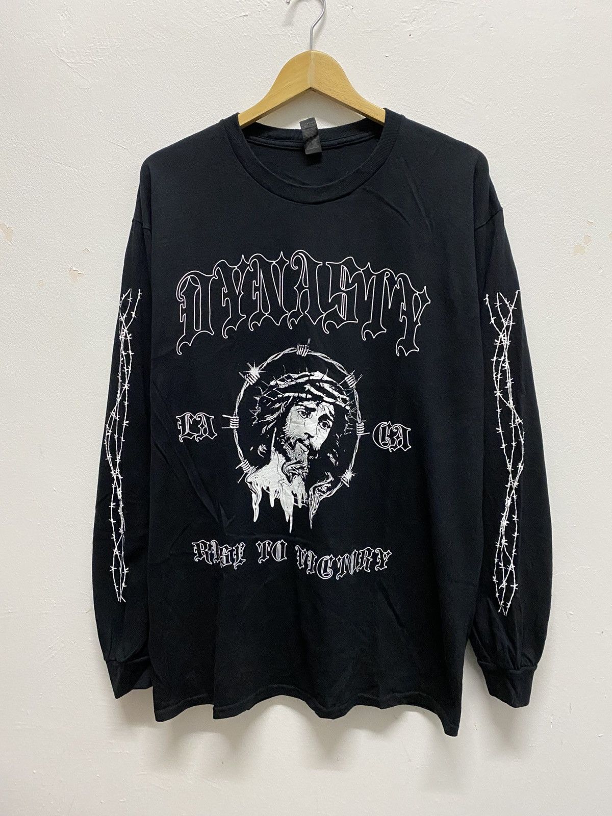 Vintage Vintage Jesus Shirt Size US L / EU 52-54 / 3 - 2 Thumbnail