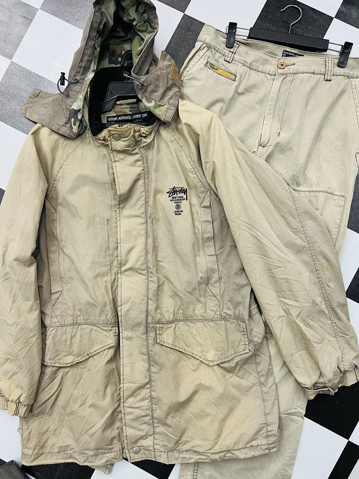Stussy Authentic Stussy Outer Gear Camouflage Parka Jacket Size US L / EU 52-54 / 3 - 17 Thumbnail