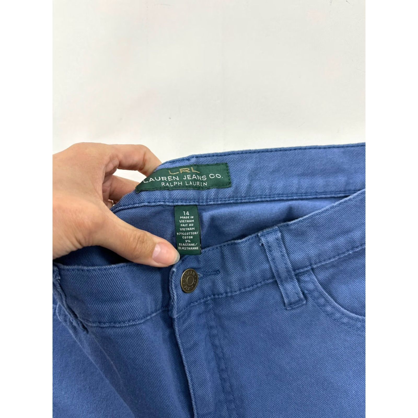 Ralph Lauren Lauren Ralph Lauren Jeans Women’s 14 Blue Classic Straight Jeans Women 14 Blue Straight 14 Womens Blue Lauren Ralph Lauren Jeans Size 36" / US 14 / IT 50 - 4 Thumbnail