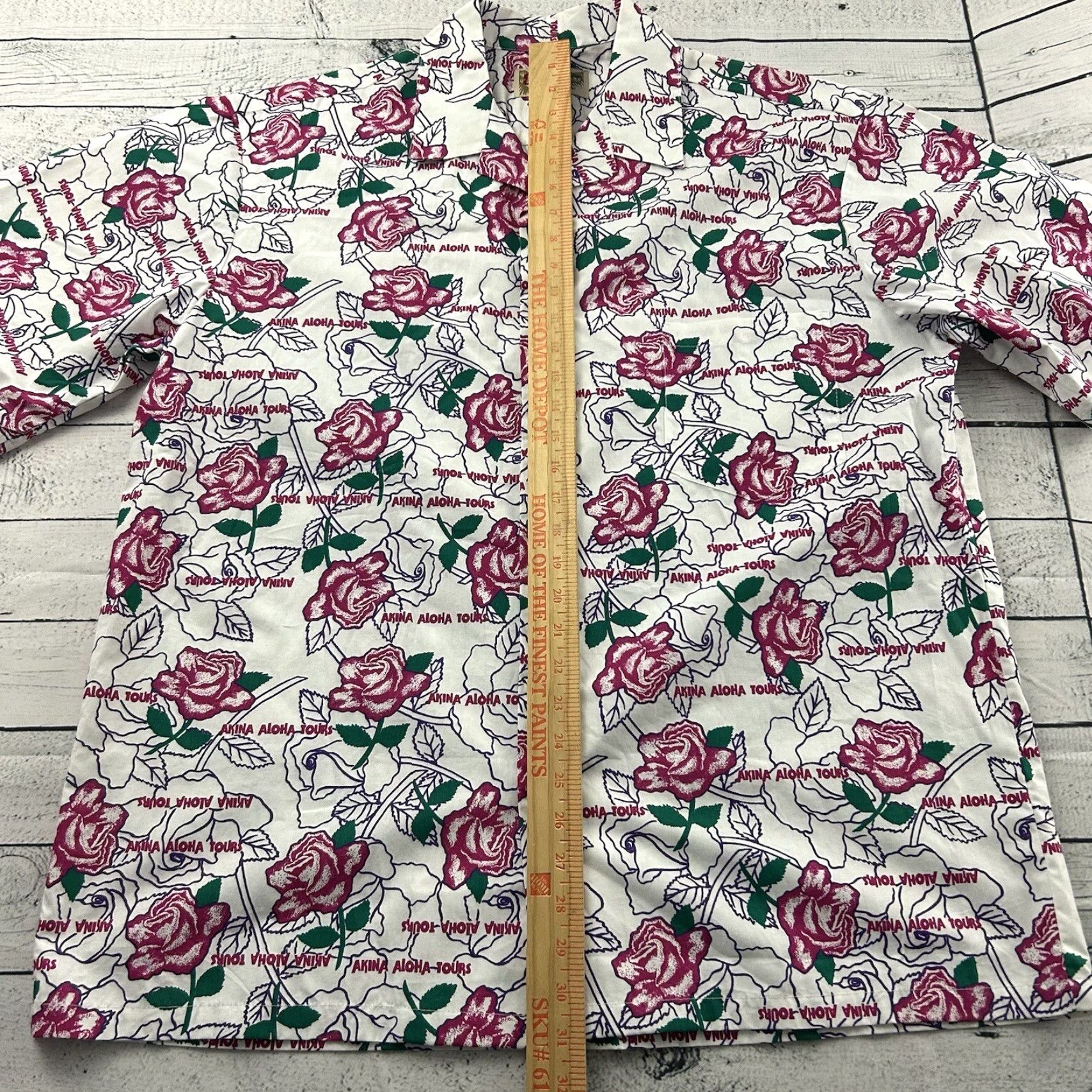 Hilo Hattie VTG Hilo Hattie Aloha Tours Hawaiian Short Sleeve Button Shirt Men's XL White Size US XL / EU 56 / 4 - 3 Thumbnail