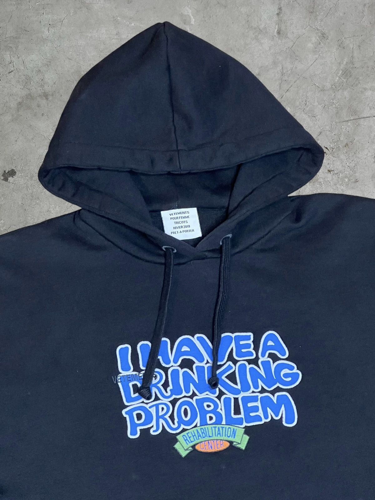 Vetements Vetements “I Have A Drinking Problem” “FUCK” Hoodie Size US XS / EU 42 / 0 - 5 Thumbnail