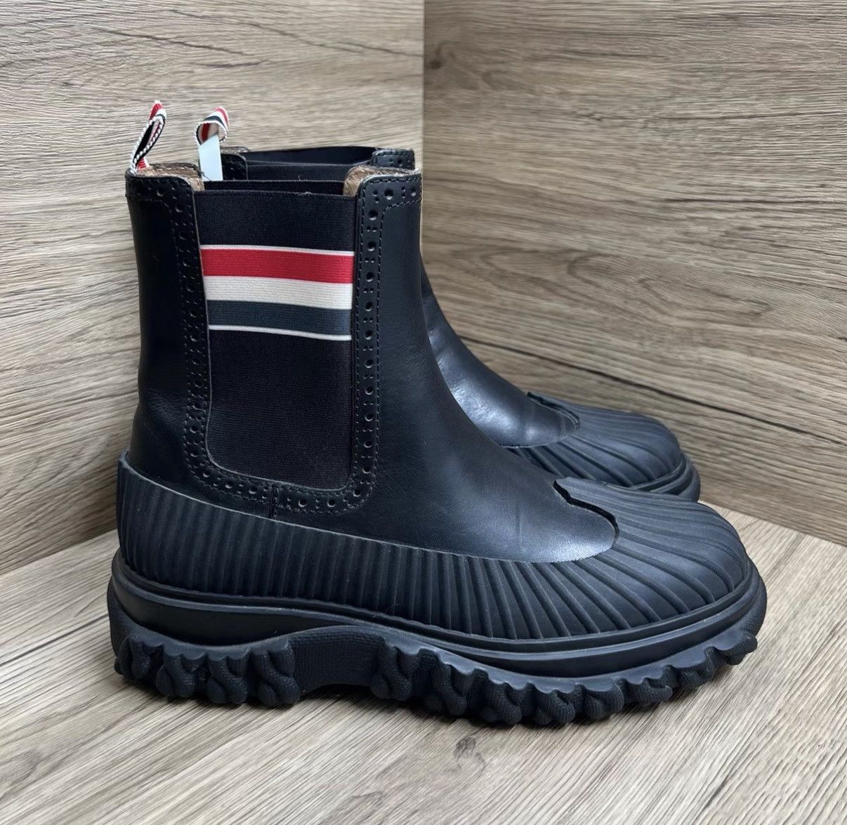 Thom Browne Thom Browne Striped Ankle Boots J41 Size US 6 / IT 36 - 3 Thumbnail