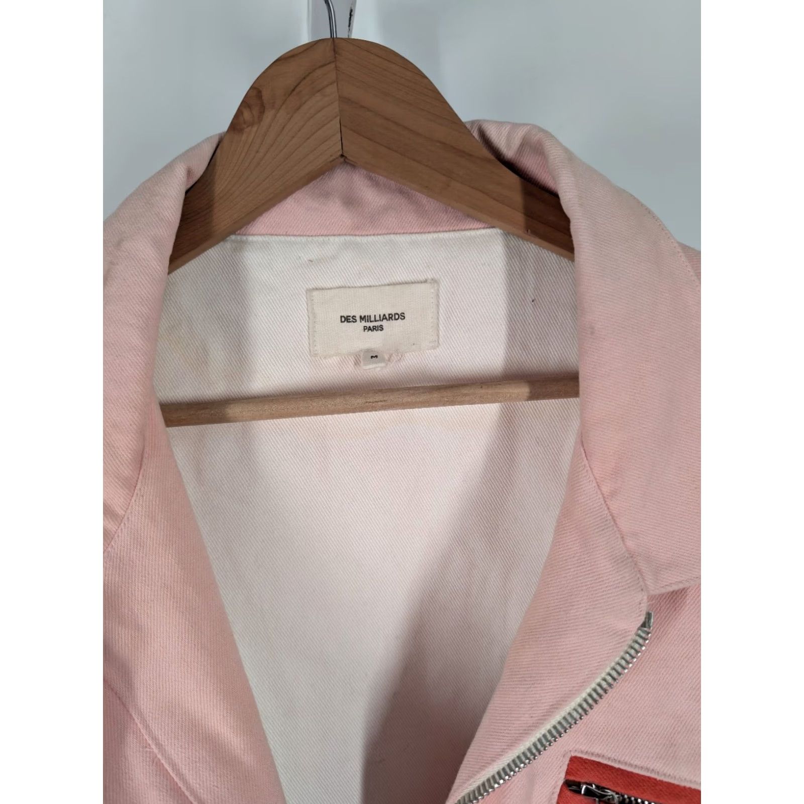 Denime Des Milliards Jacket Pink Denim M Mens Regular Size Des Milliards SS2017 Luka Sabbat Playboi Carti Rare Sample M Size US M / EU 48-50 / 2 - 3 Thumbnail