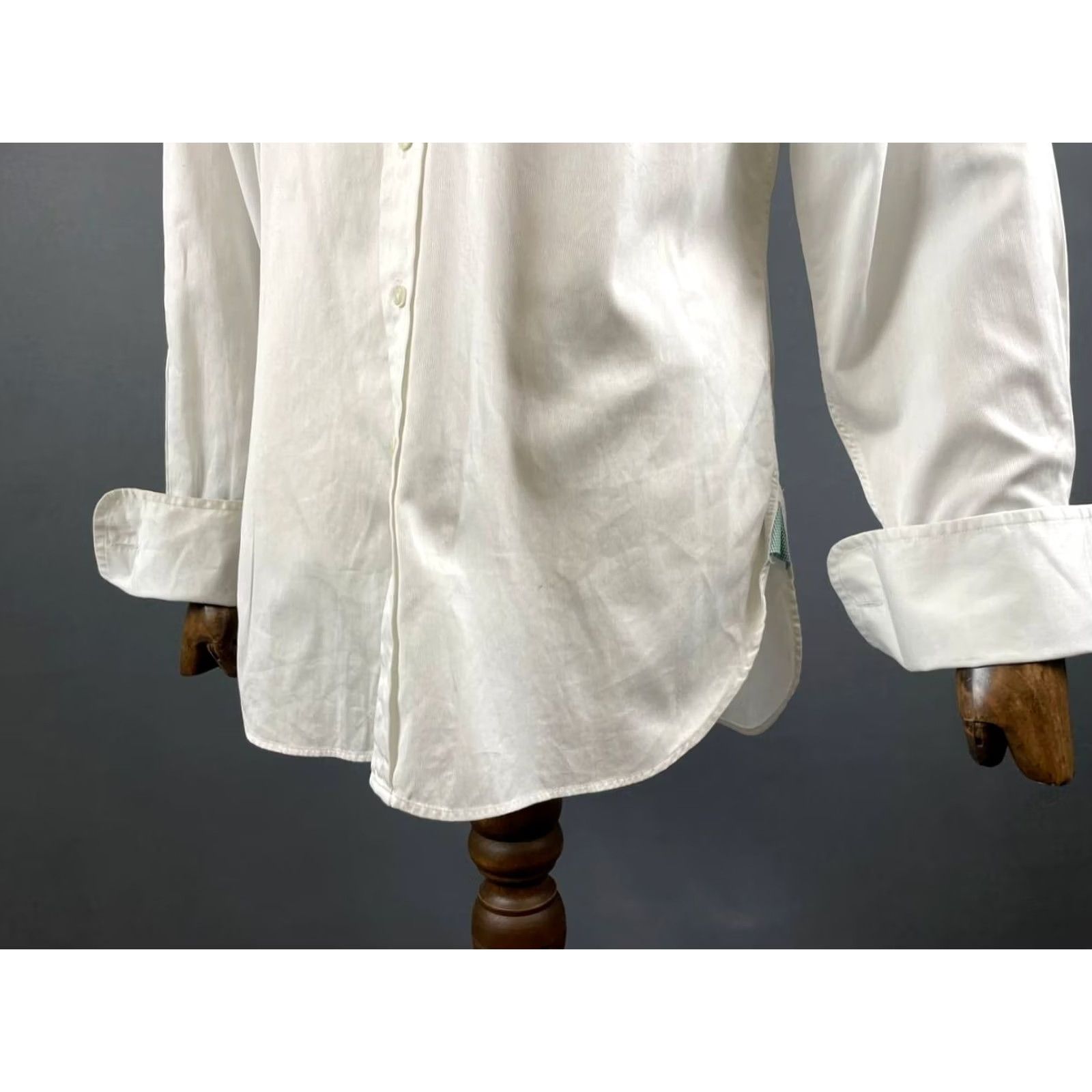 Hackett Hackett Aston Martin Racing Mens Shirt White Cotton Long Sleeve Button-Up Size US M / EU 48-50 / 2 - 4 Thumbnail