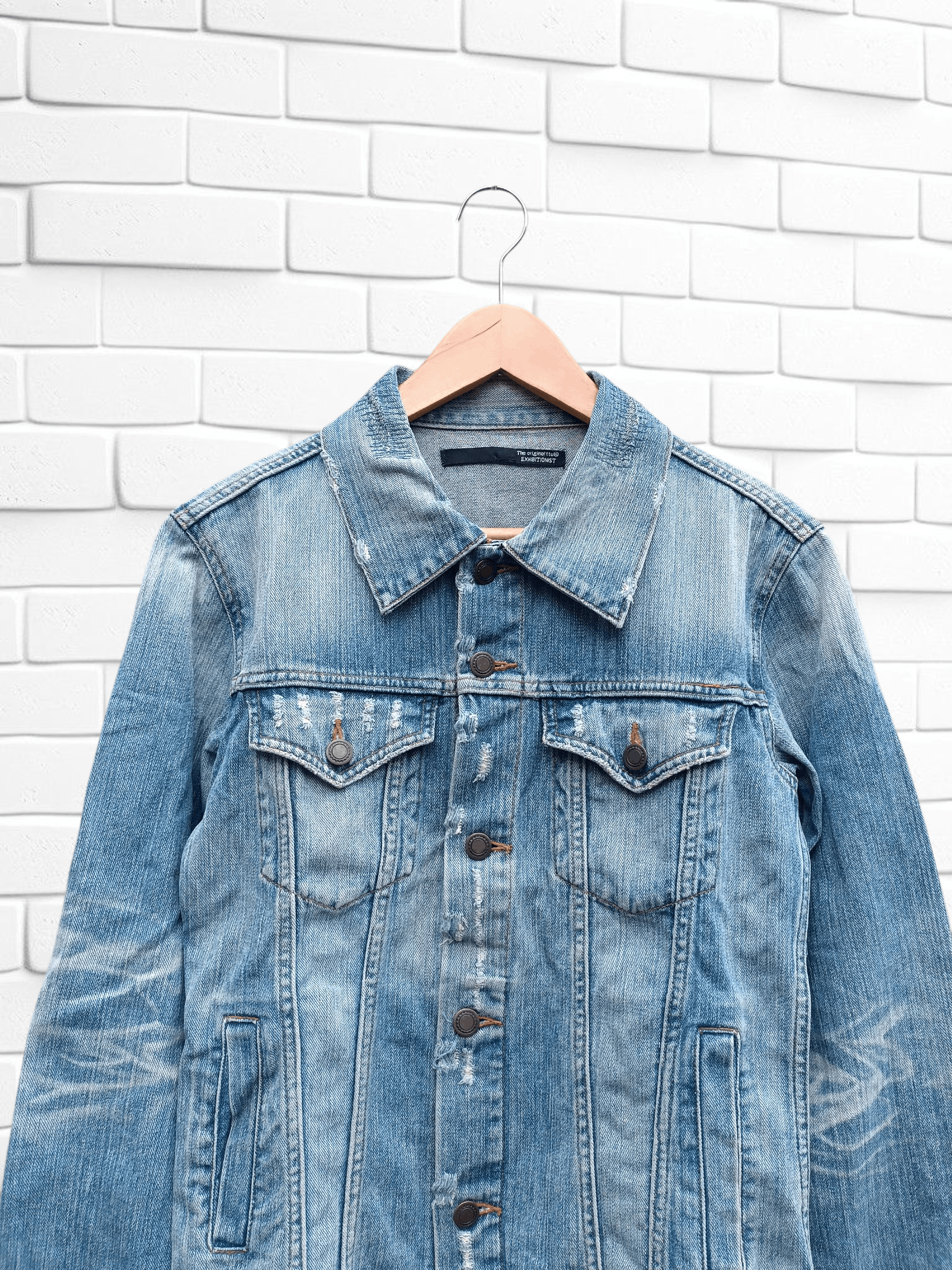 14th Addiction Japanese Ripped Denim Jacket Slim LGB ifsixwasnine Style Size US M / EU 48-50 / 2 - 3 Thumbnail