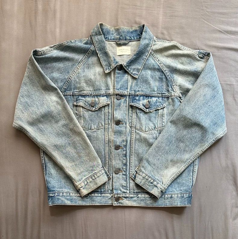 Fear of God Fear of God 4th OG Denim Jacket - dmc Size US M / EU 48-50 / 2 - 1 Thumbnail