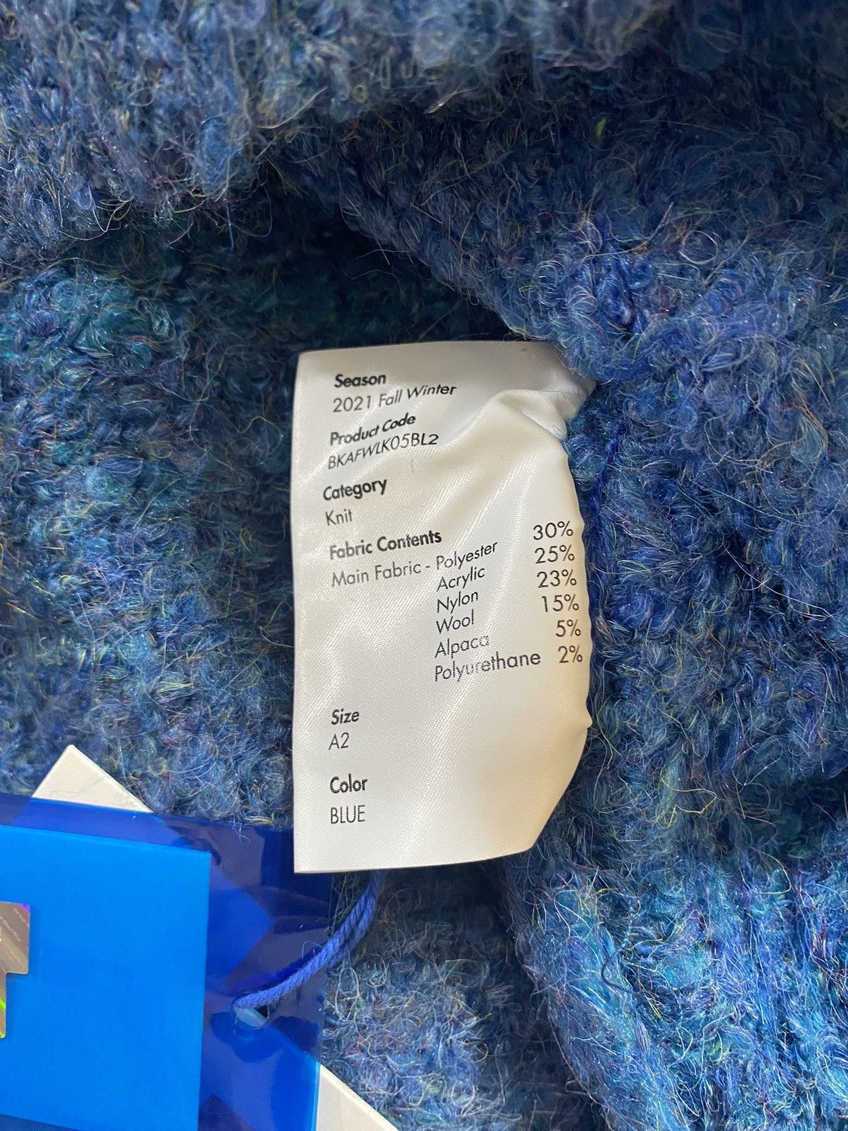 Ader Error Ader Error Canyon Knit Blue Gradient Sweater Size US M / EU 48-50 / 2 - 6 Thumbnail