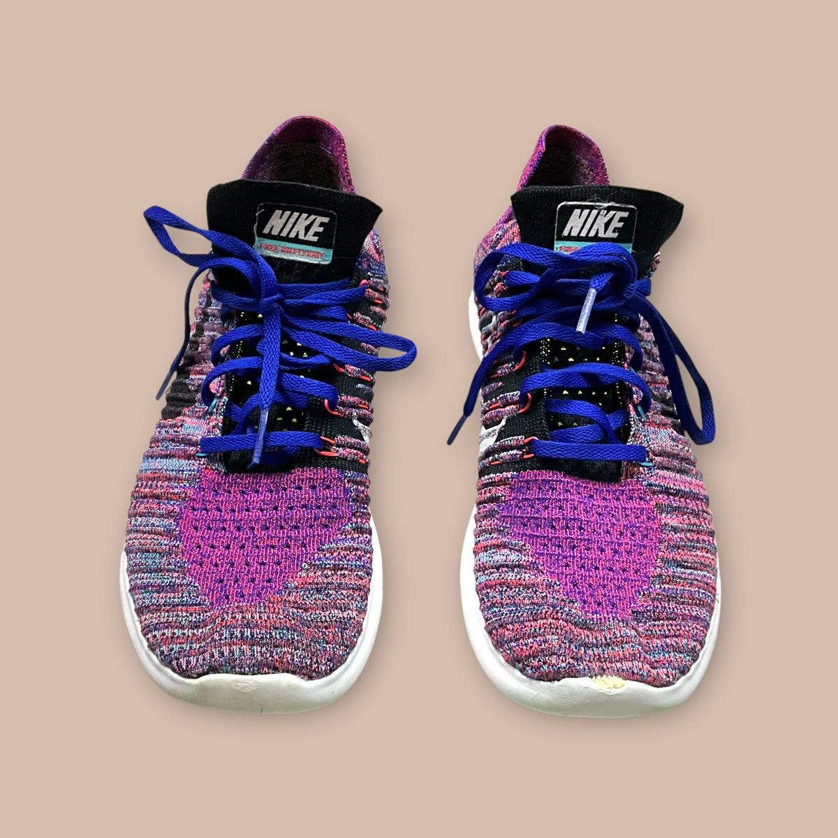 Nike Nike Free RN Flyknit "Concord Bright Crimson" Size US 9 / EU 42 - 8 Thumbnail