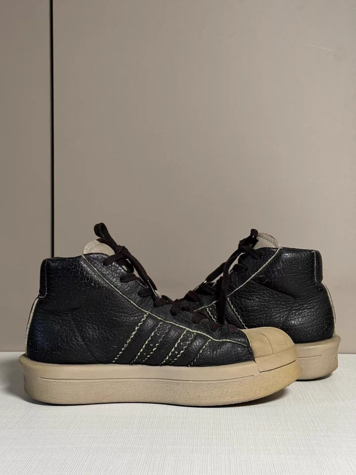 Adidas × Rick Owens Sz 8 Rick Owens x Adidas Shell Front Sneaker mojos918951 Size US 8 / EU 41 - 4 Thumbnail