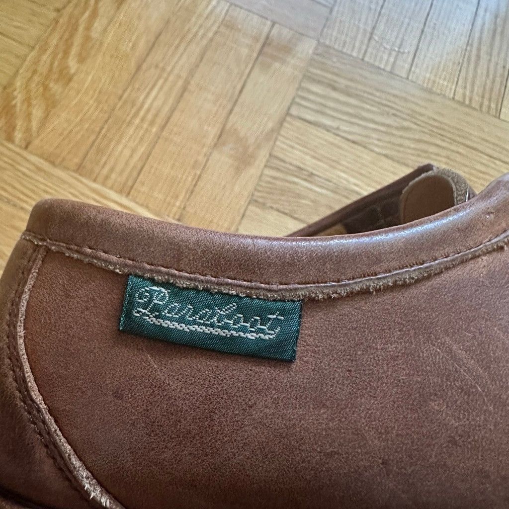 Paraboot Vintage Paraboot Tyrolean Brown Leather Derby UK 7 US 8 Size US 8 / EU 41 - 13 Thumbnail