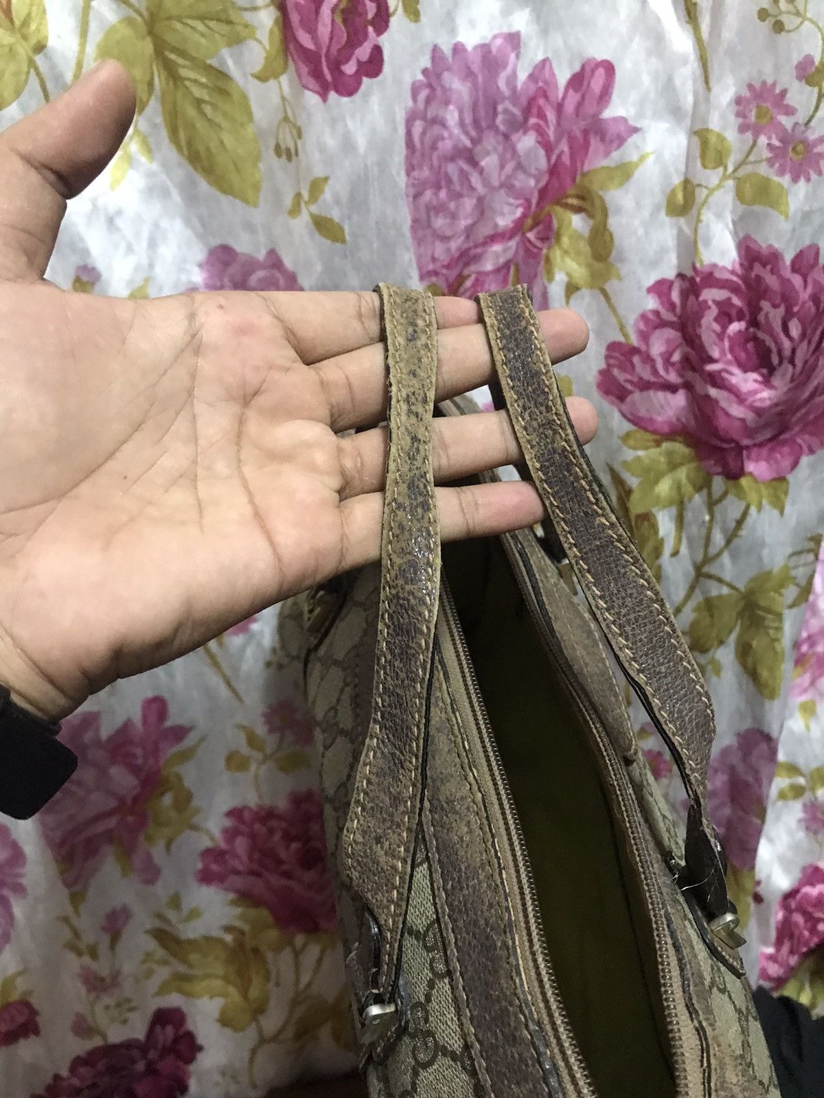 Gucci × Vintage Authentic Vintage Gucci Boston Bag Size ONE SIZE - 6 Thumbnail