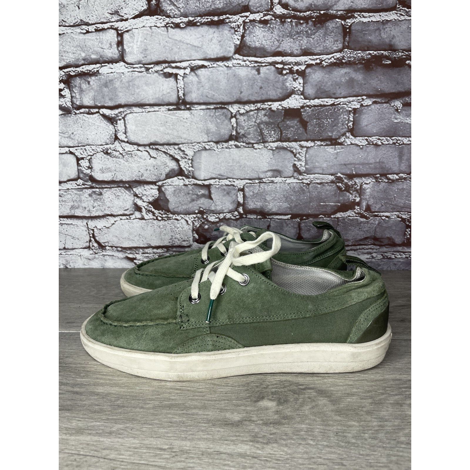 Globe Globe Green Suede Leather Casual Low Lace Sneakers Shoes Men Size US 9.5 / EU 42-43 - 6 Thumbnail