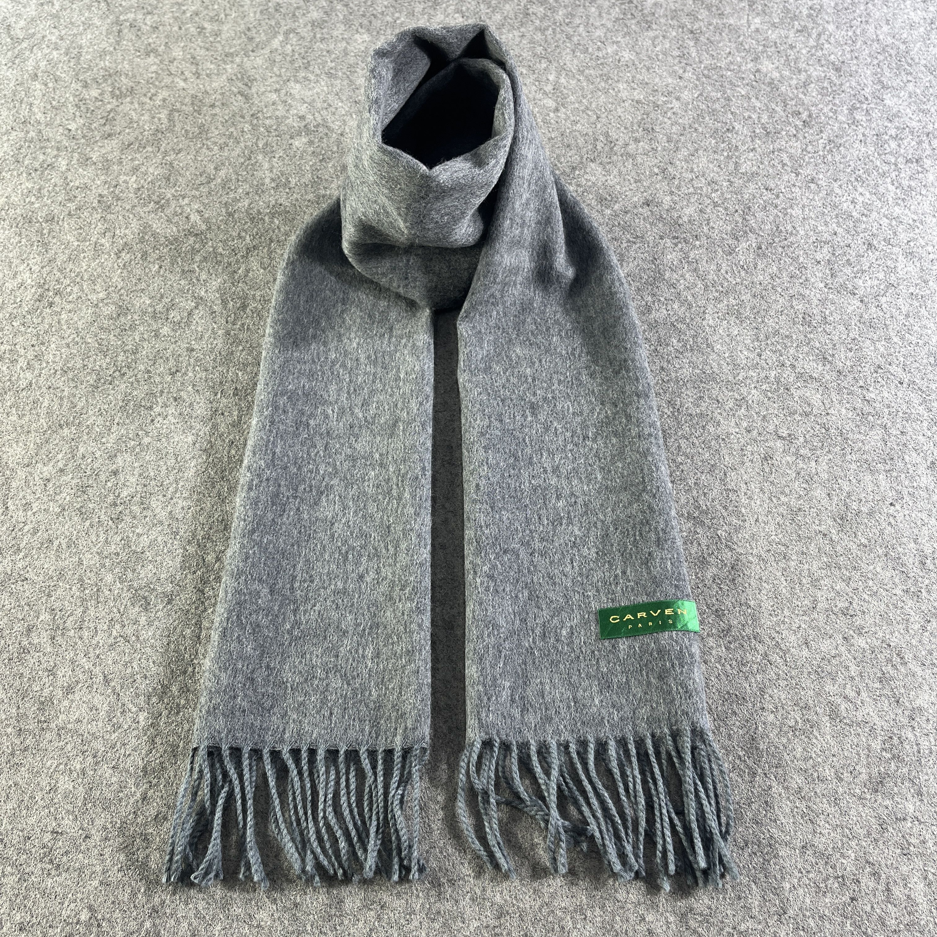 Carven × Vintage Carven Plain Scarf / Muffler / Neckwear T824 Size ONE SIZE - 1 Thumbnail