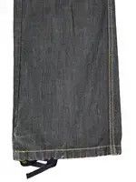 If Six Was Nine LB-03 Embroidered Design Drawstring Wide Loose Denim Pants Size US 29 - 13 Thumbnail