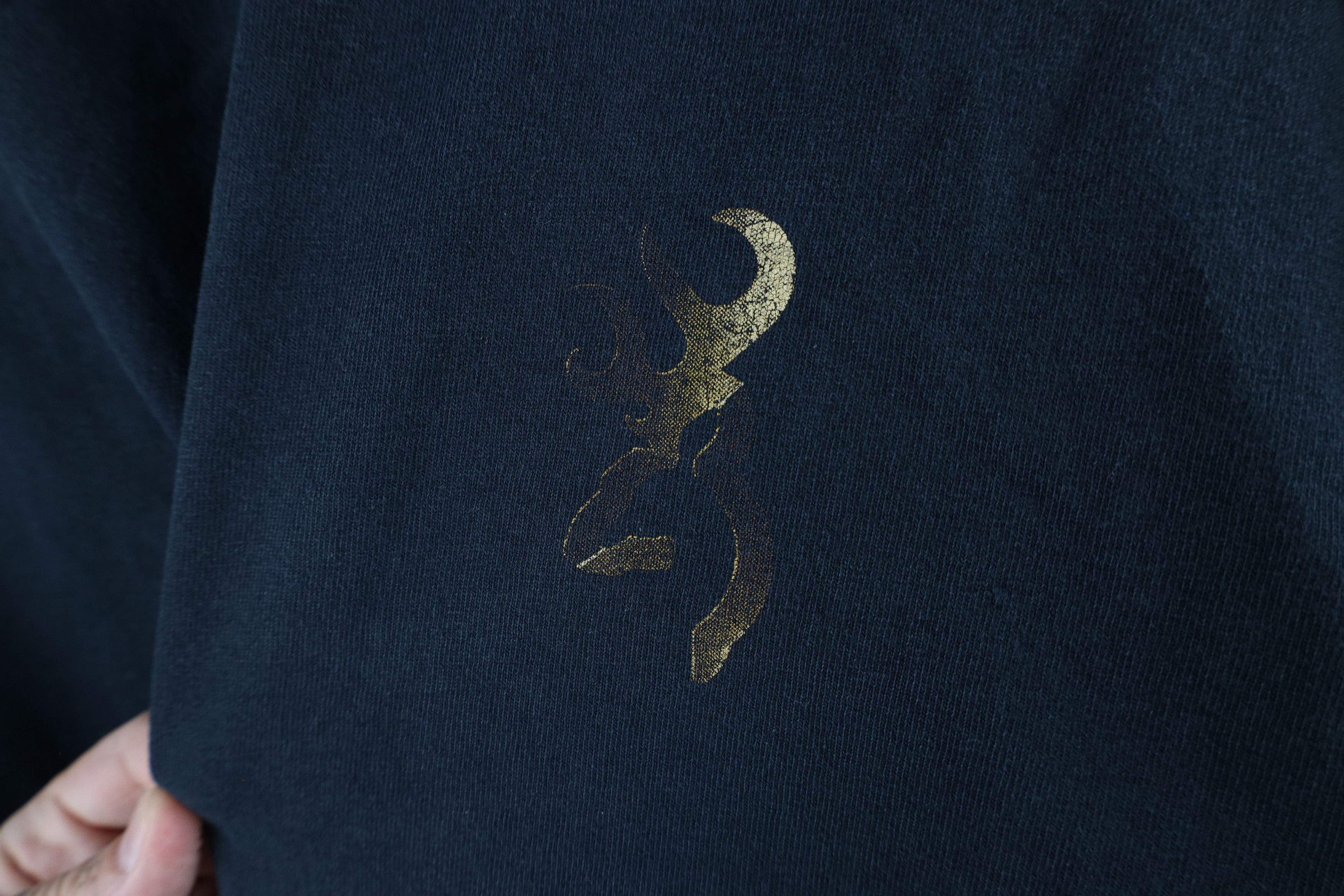 Vintage Vintage Browning Hunting Out Short Sleeve T-Shirt Black Size US XL / EU 56 / 4 - 4 Thumbnail