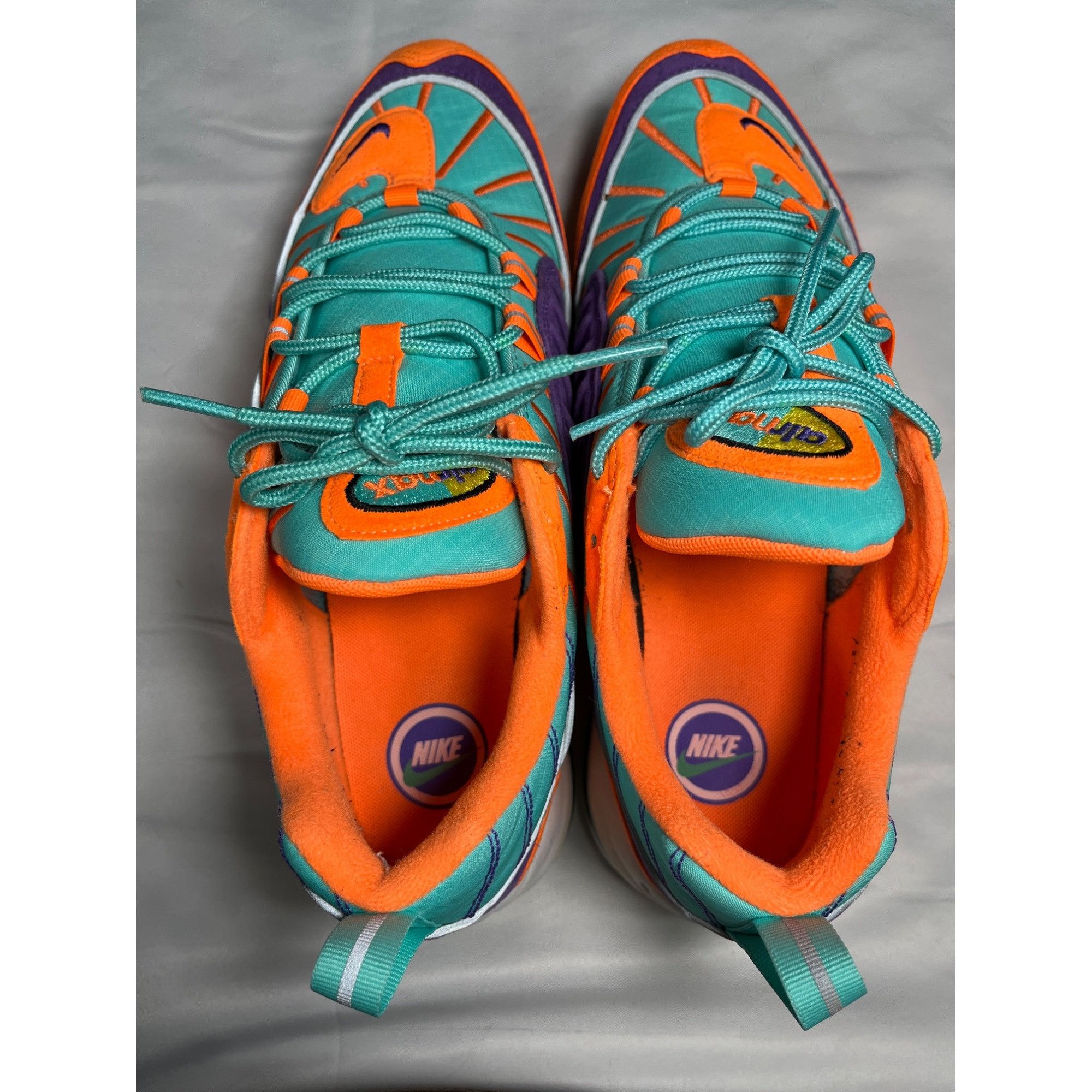Nike Nike mens orange Purple and Turquoise Air Max 98 Size 10.5 S Size US 10.5 / EU 43-44 - 5 Thumbnail