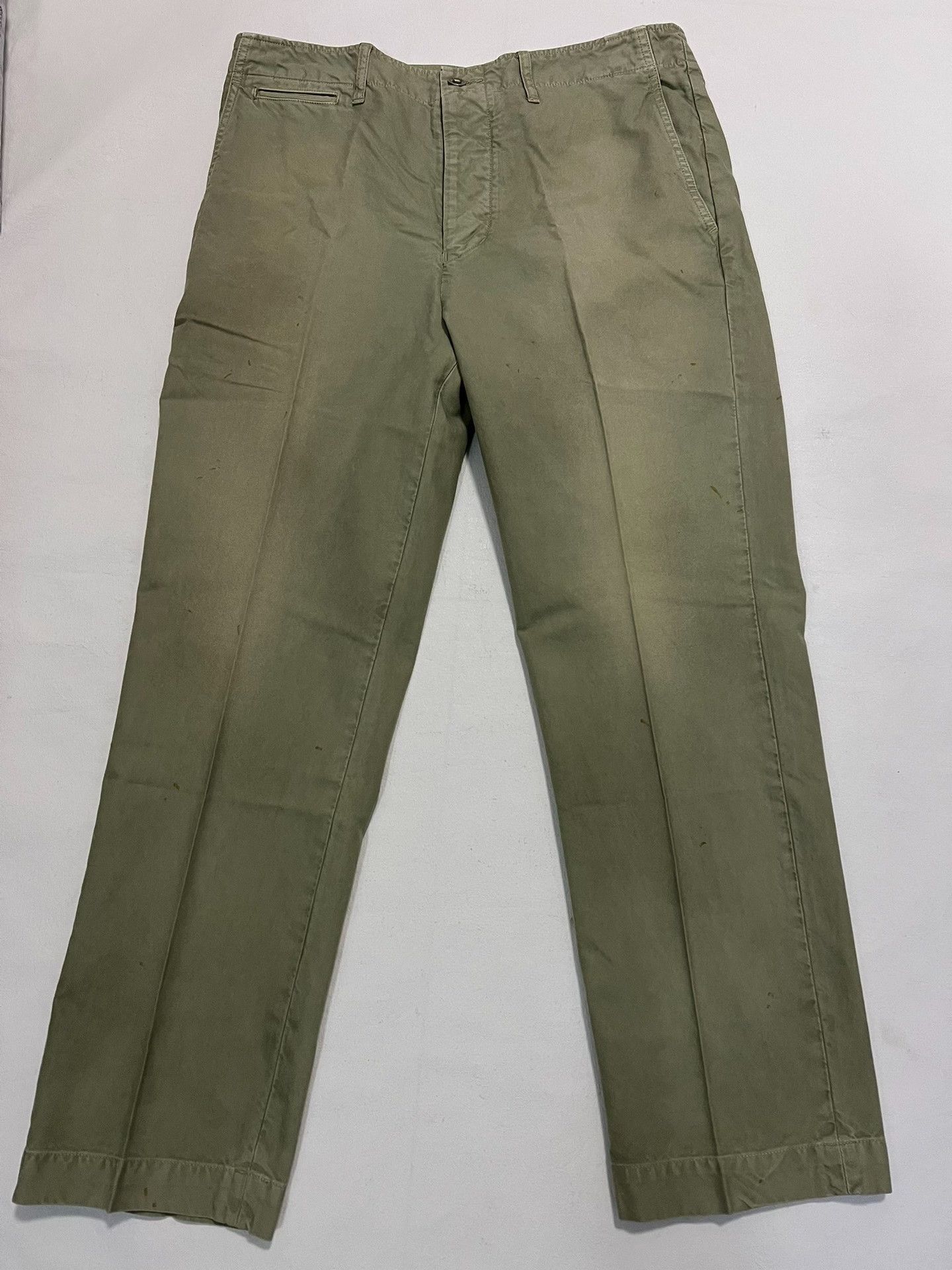 Visvim VISVIM 23SS CHINO PANTS DMGD Size US 26 / EU 42 - 1 Thumbnail