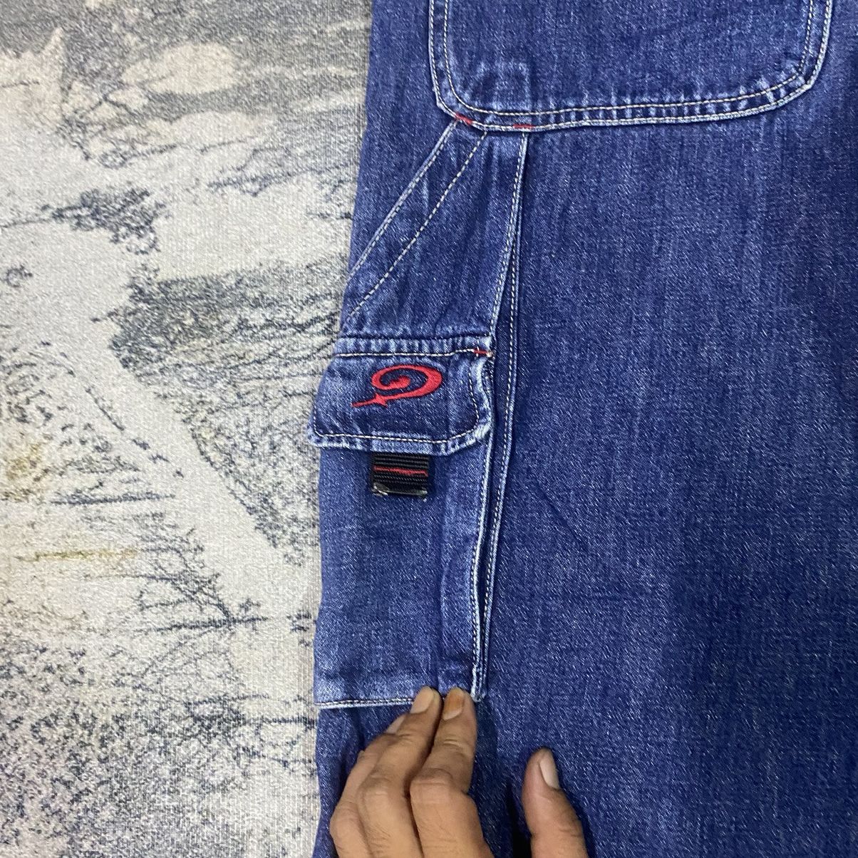 Other Vintage Piko Surf Brand Baggy Denim Carpenter Pants Size US 30 / EU 46 - 11 Thumbnail