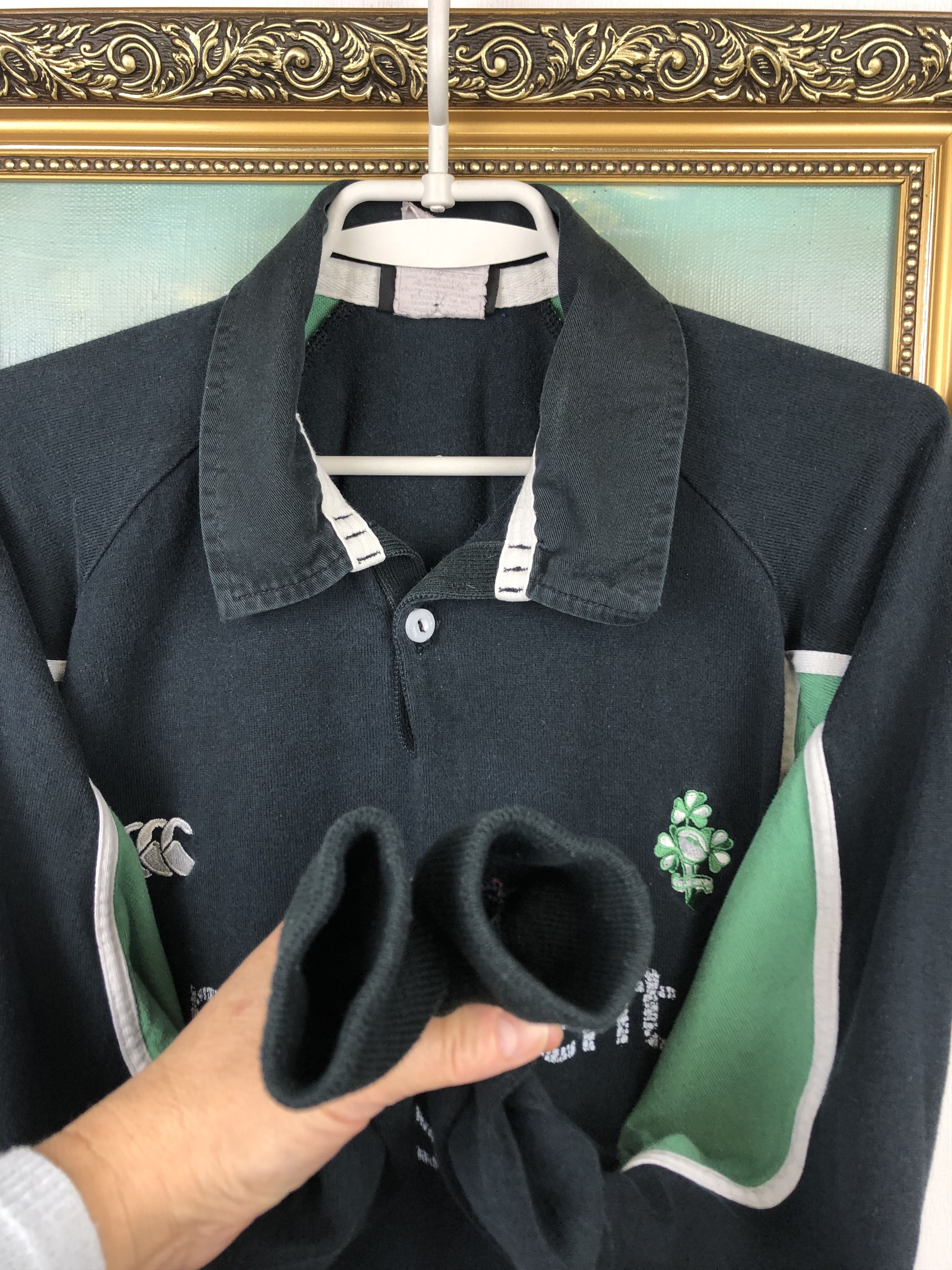 Canterbury of New Zealand Vintage Canterbury Ireland Rugby Jersey Shirt Long Sleeve Size US XXL / EU 58 / 5 - 5 Thumbnail