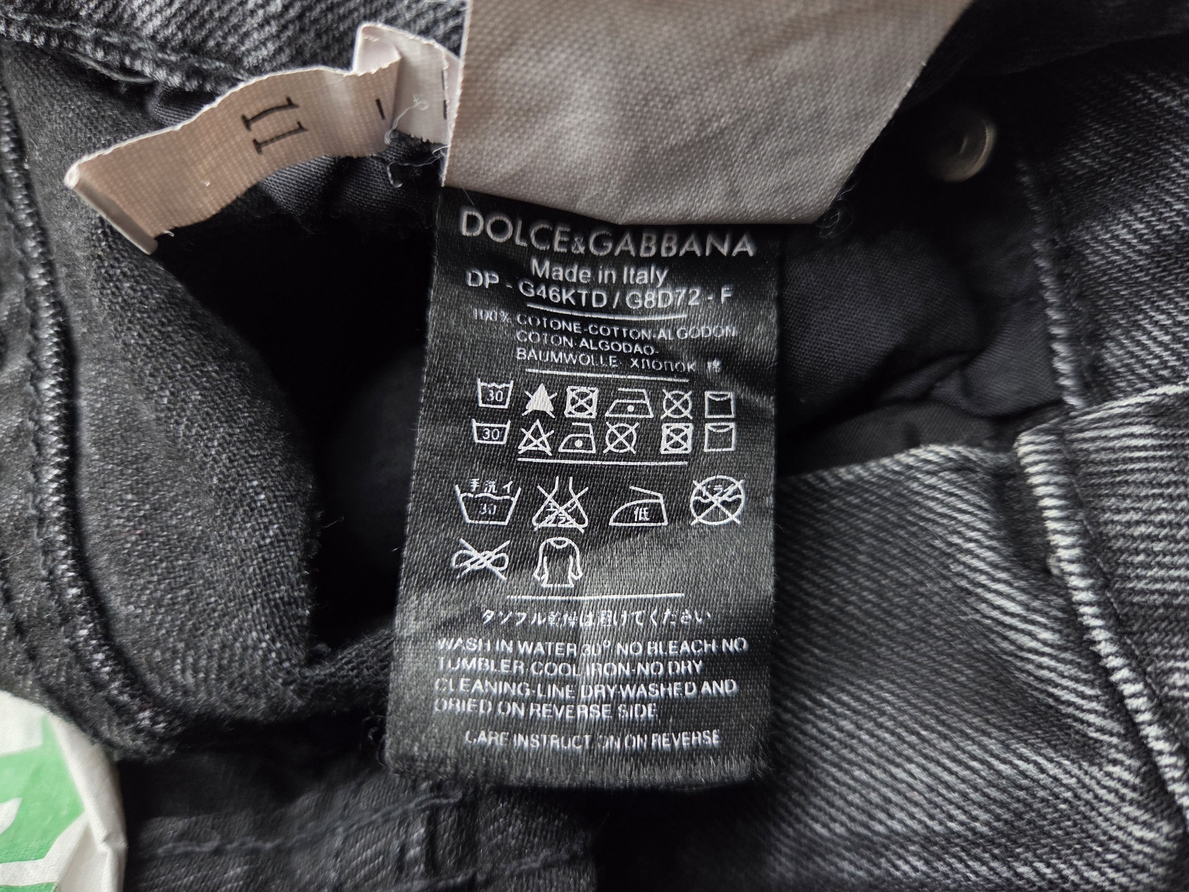 Dolce & Gabbana Dolce & Gabbana dark denim jeans w belt Size US 29 - 8 Thumbnail