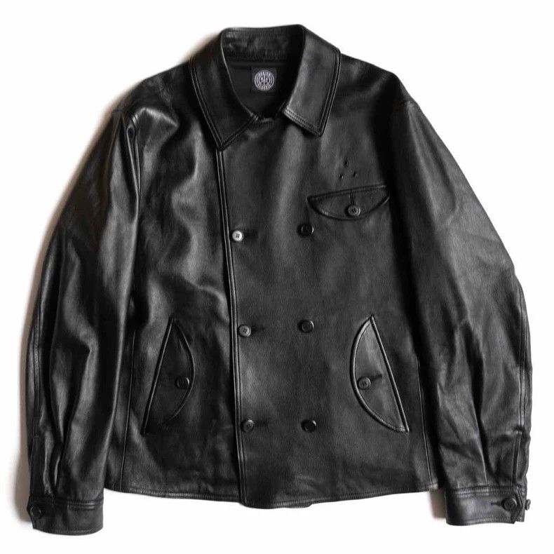 Porter Classic Double-Breasted Leather Jacket