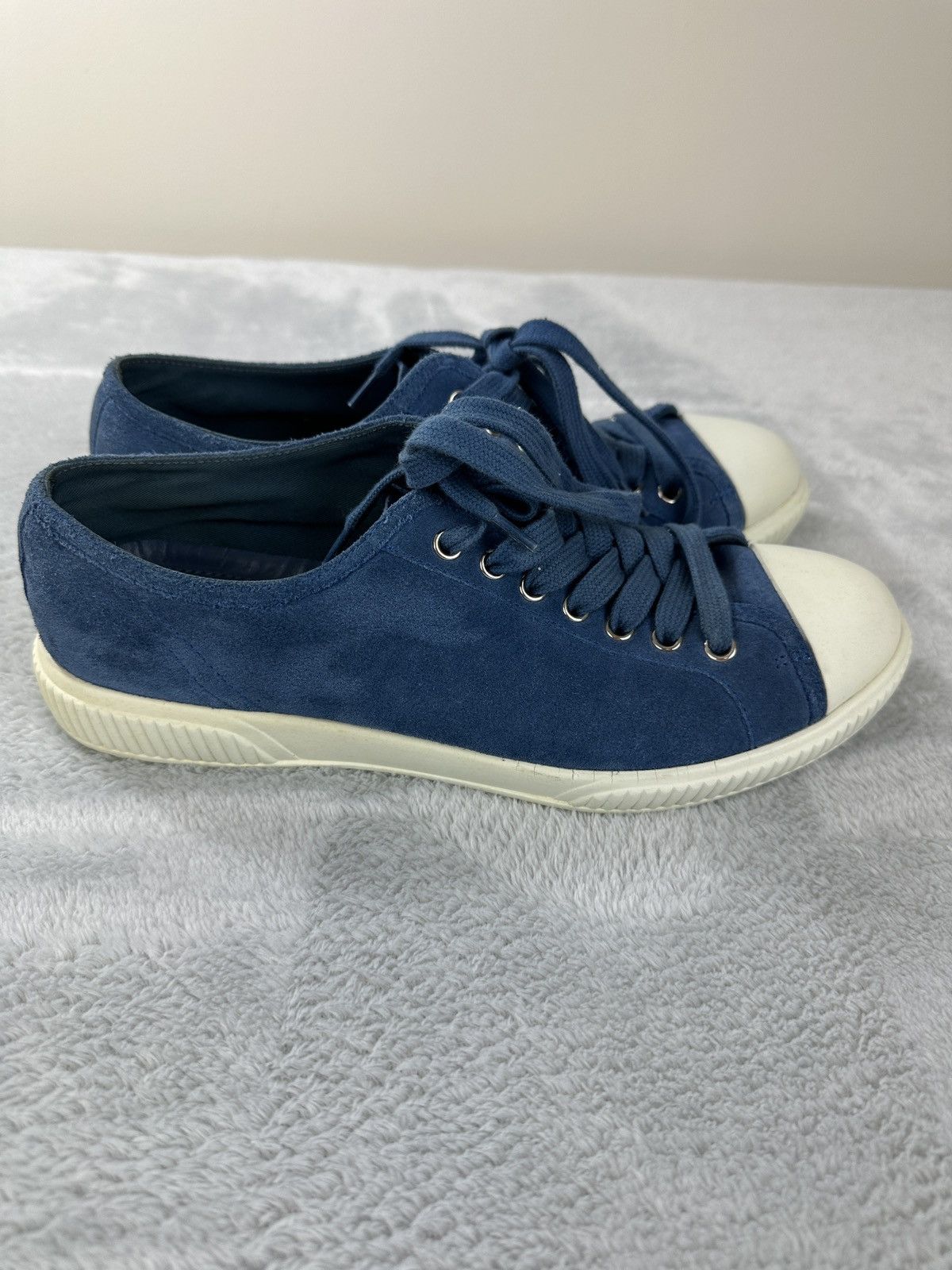 Prada Prada Luxury Sneakers 4E2811 Suede Shoes Men's Size 6.5 US Size US 6.5 / EU 39-40 - 3 Thumbnail