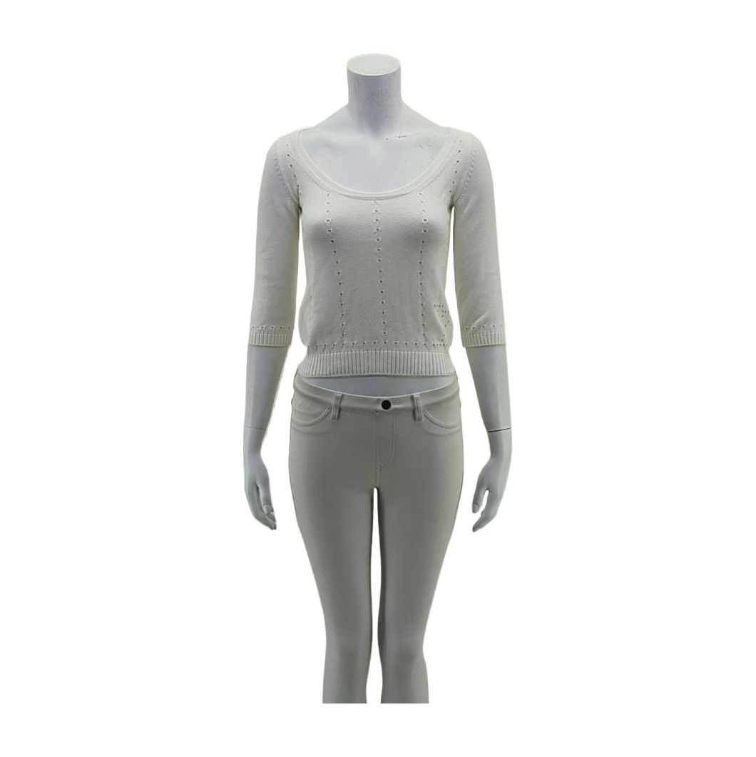 Louis Vuitton Louis Vuitton Perforated Sweater Size XS Size XS / US 0-2 / IT 36-38 - 1 Thumbnail