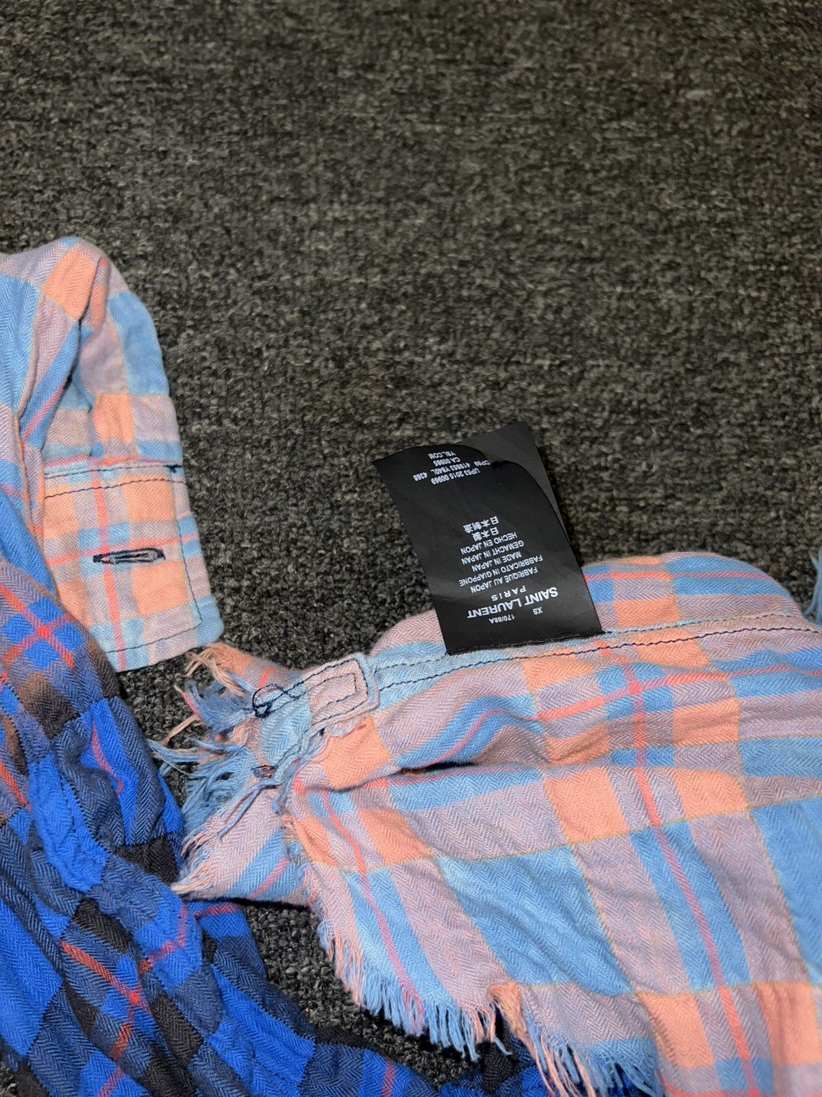 Hedi Slimane Saint Laurent Flannel ss16 by Hedi Slimane Size US M / EU 48-50 / 2 - 6 Thumbnail