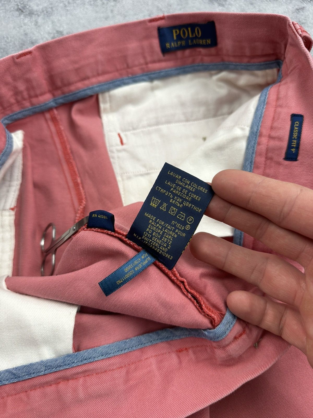 Polo Ralph Lauren Vintage Polo Ralph Lauren Chino Pink Shorts Y2K Classic 36 Size US 36 / EU 52 - 14 Thumbnail