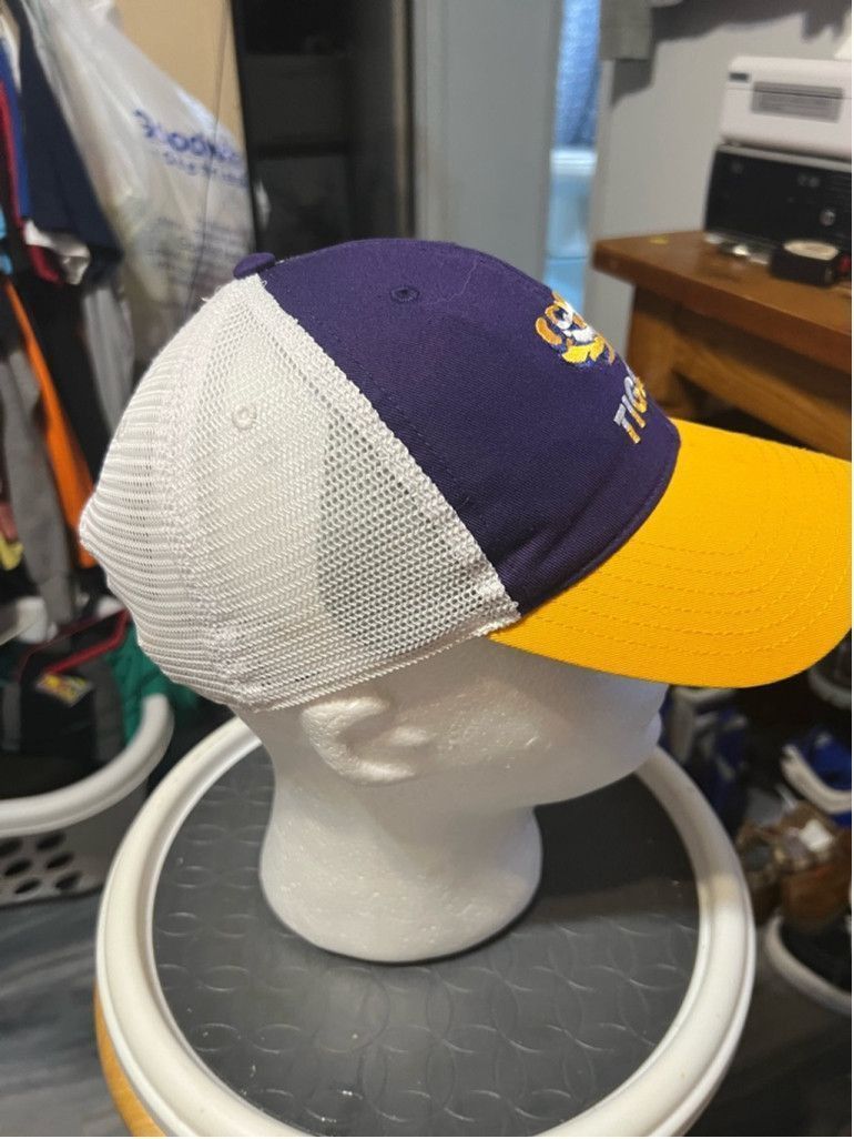 Other Unisex Captivating Hat Adjustable Purple & Yellow LSU Tigers Size ONE SIZE - 4 Thumbnail