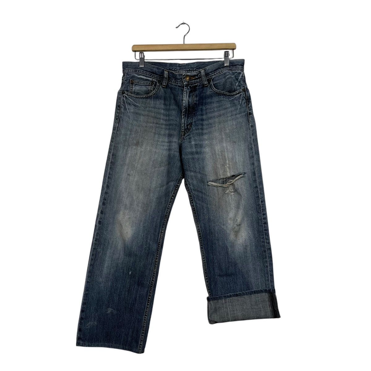 14th Addiction Vintage Japanese Designer Distressed Denim Size US 34 / EU 50 - 11 Thumbnail