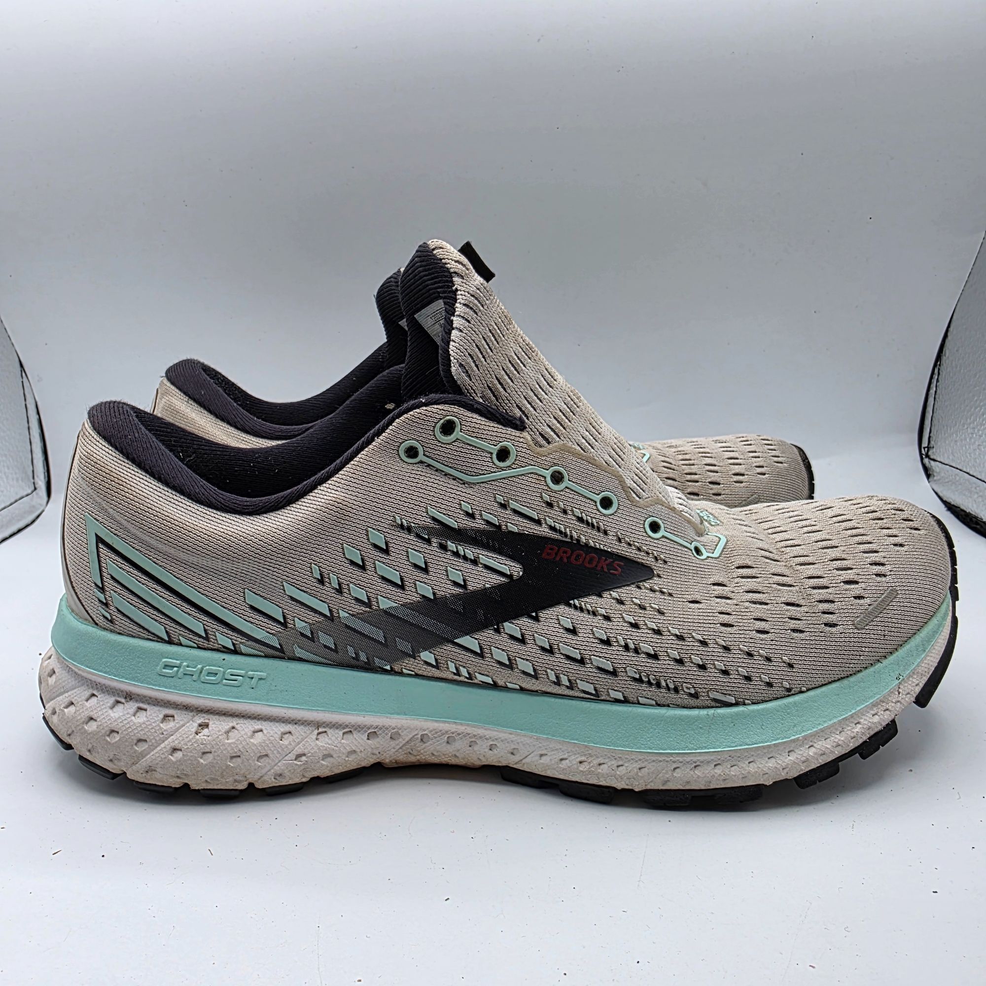 Brooks Brooks Ghost 13 Womens Size 7.5 B Gray Teal Running Walking Size US 7.5 / IT 37.5 - 12 Thumbnail