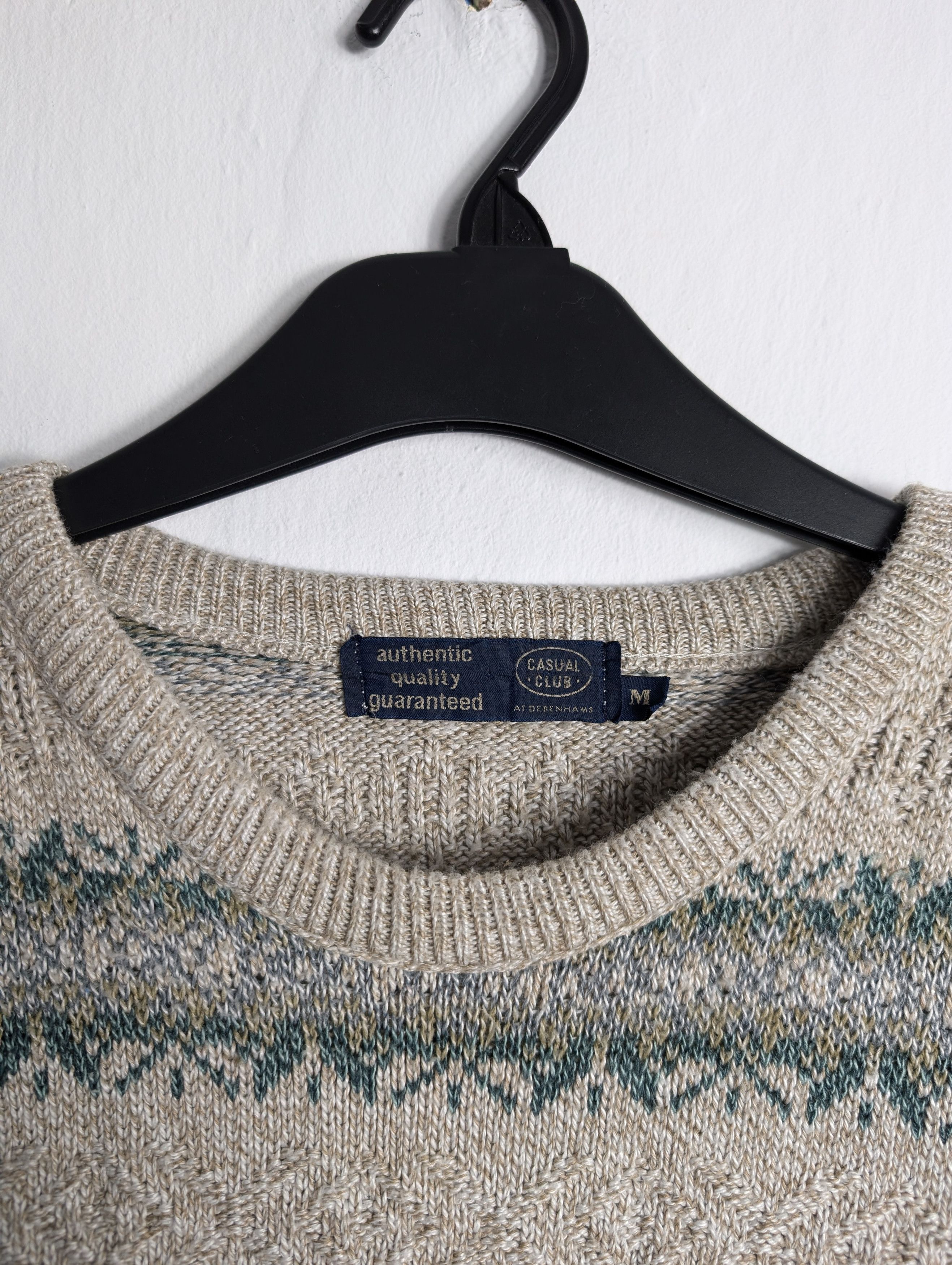 Vintage Vintage Abstract Pattern Knit Sweater Pullover Oldschool Size US M / EU 48-50 / 2 - 4 Thumbnail