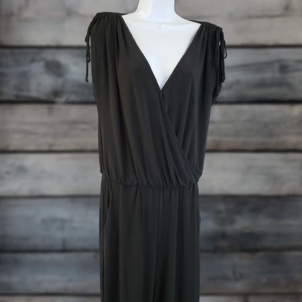 Arnette 41 Hawthorn Womens Jumpsuit M Solid Black Sleeveless Size 32" / US 10 / IT 46 - 1 Thumbnail