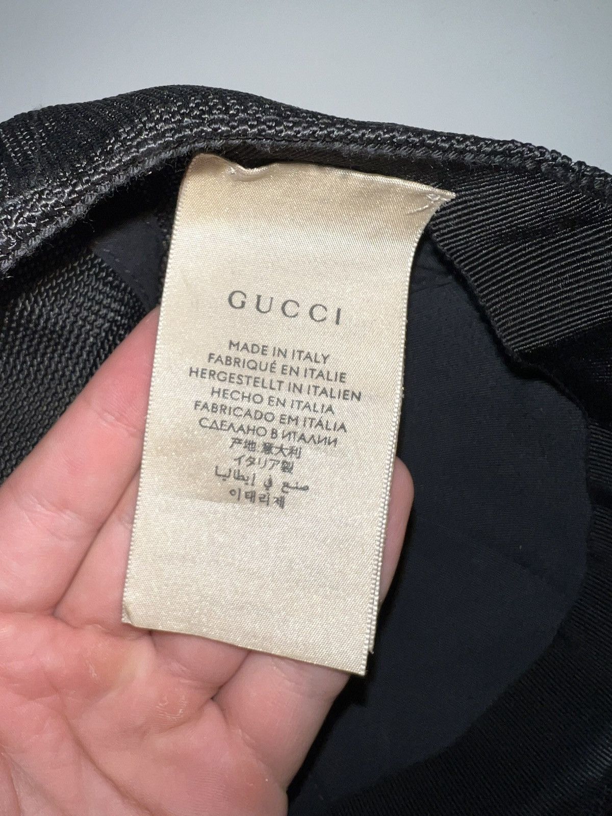 Gucci Black gucci nylon cap Size ONE SIZE - 5 Thumbnail
