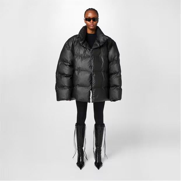 Balenciaga o1g2r1mq0924 Puffer Jacket in Black Size S / US 4 / IT 40 - 6 Thumbnail