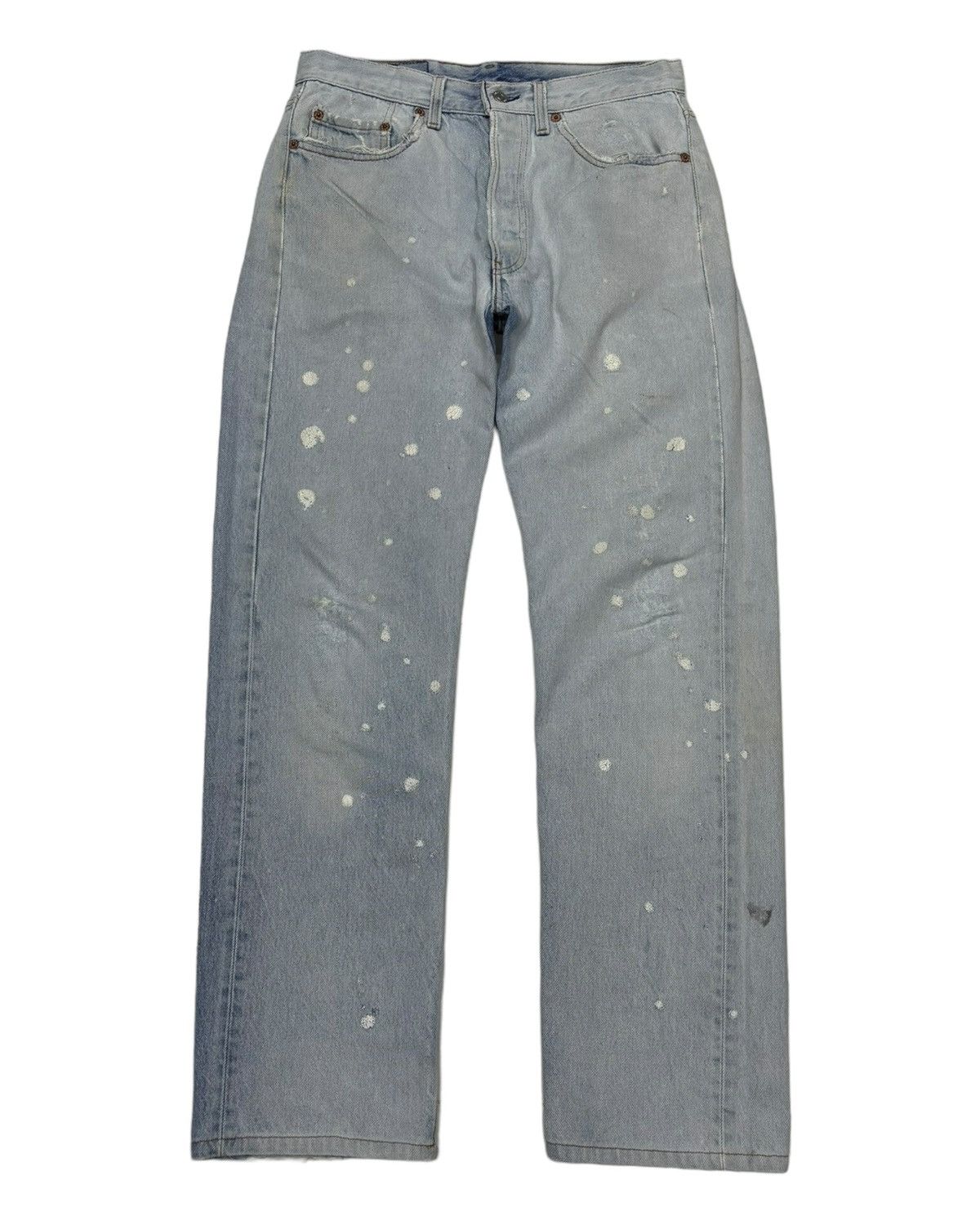 Levi's VINTAGE LEVIS 501 PAINTER JEANS DISTRESSED DENIM Size US 30 / EU 46 - 1 Thumbnail