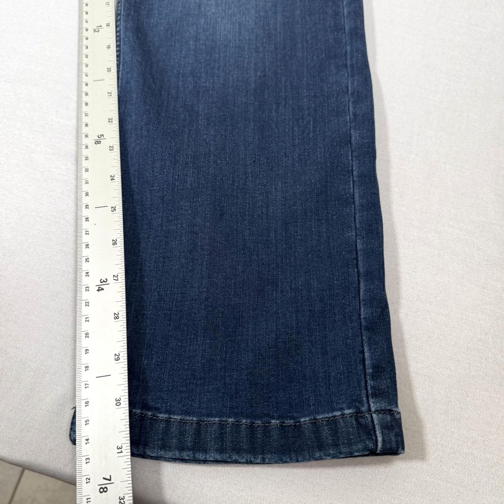 Vintage Mugsy Jeans Mens 36x32 Blue Fultons Slim Straight Fit Stretch Denim Jeans Work Size US 36 / EU 52 - 4 Thumbnail
