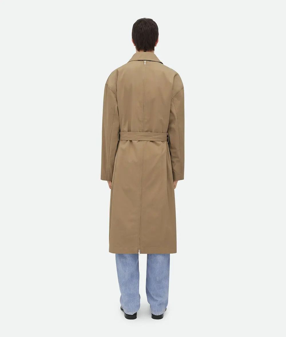 Bottega Veneta o1lf3ng10825 Light Cotton Twill Trench Coat in Desert Taupe Size US S / EU 44-46 / 1 - 5 Thumbnail