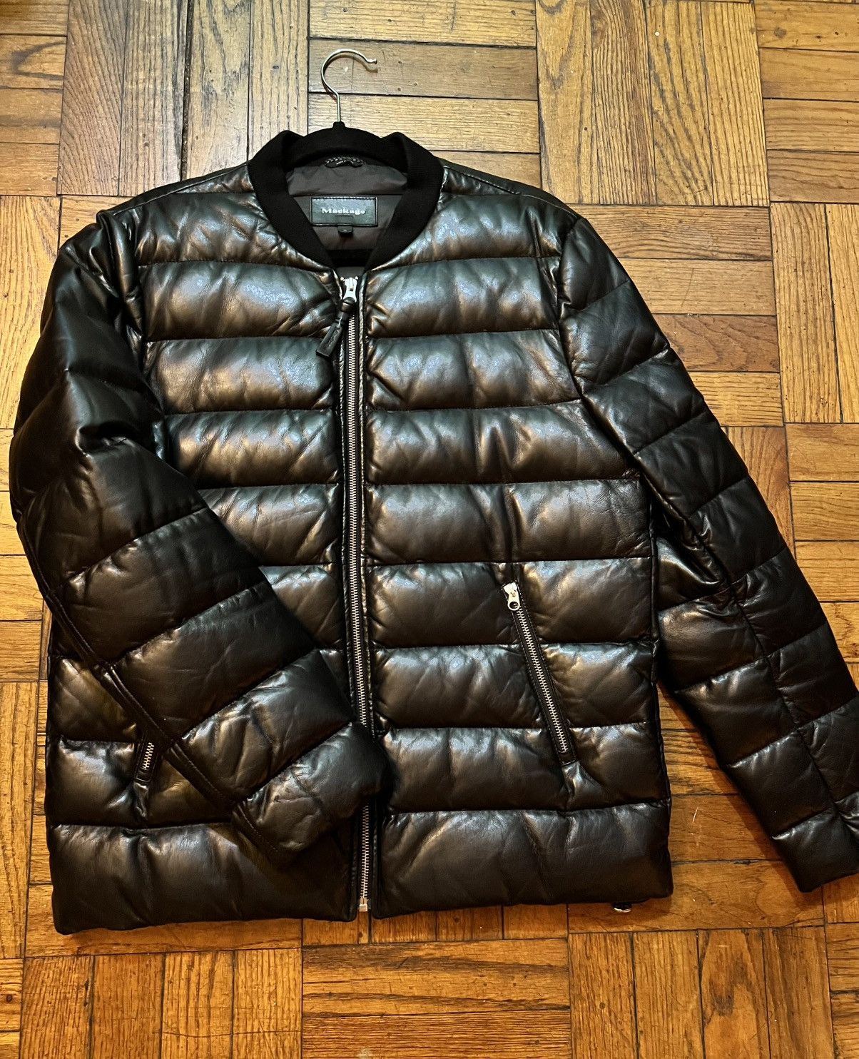 Mackage Mackage Black Leather Down Jacket Men’s Size 40/ Medium Size US M / EU 48-50 / 2 - 2 Thumbnail