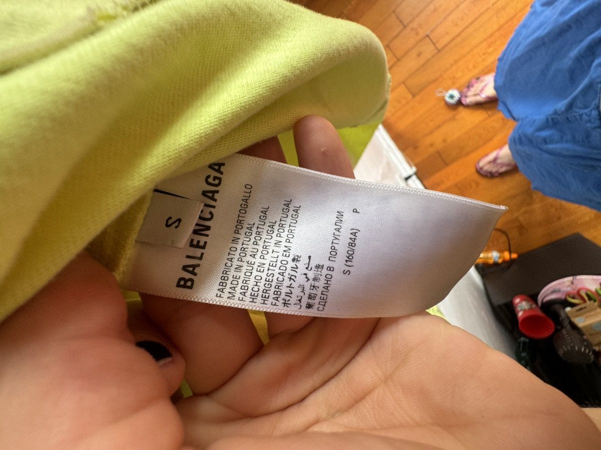 Balenciaga Balenciaga Yellow Tape Type T-Shirt – Size Small Size US S / EU 44-46 / 1 - 5 Thumbnail