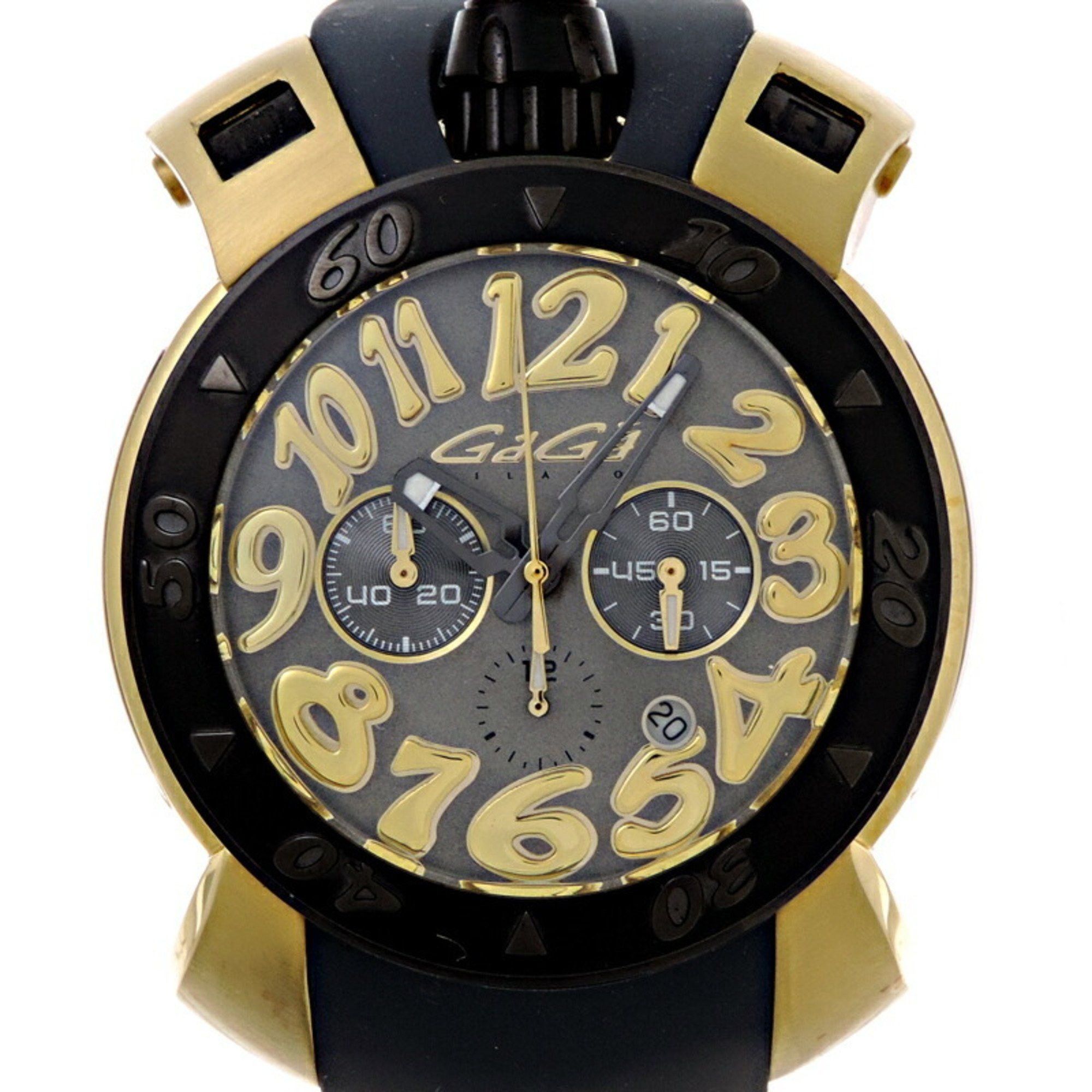 Other Gaga Milano Chrono 45MM Men's Watch 8014.01 Size ONE SIZE - 1 Thumbnail