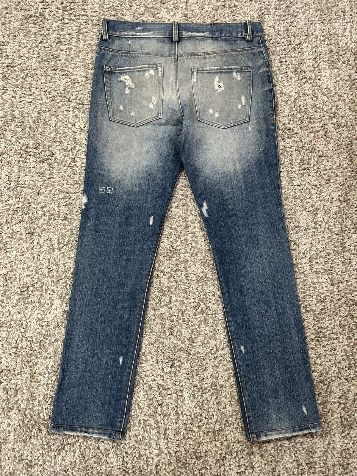 Ksubi OG KSUBI VAN WINKLE DISTRESSED DENIM Size US 32 / EU 48 - 6 Thumbnail