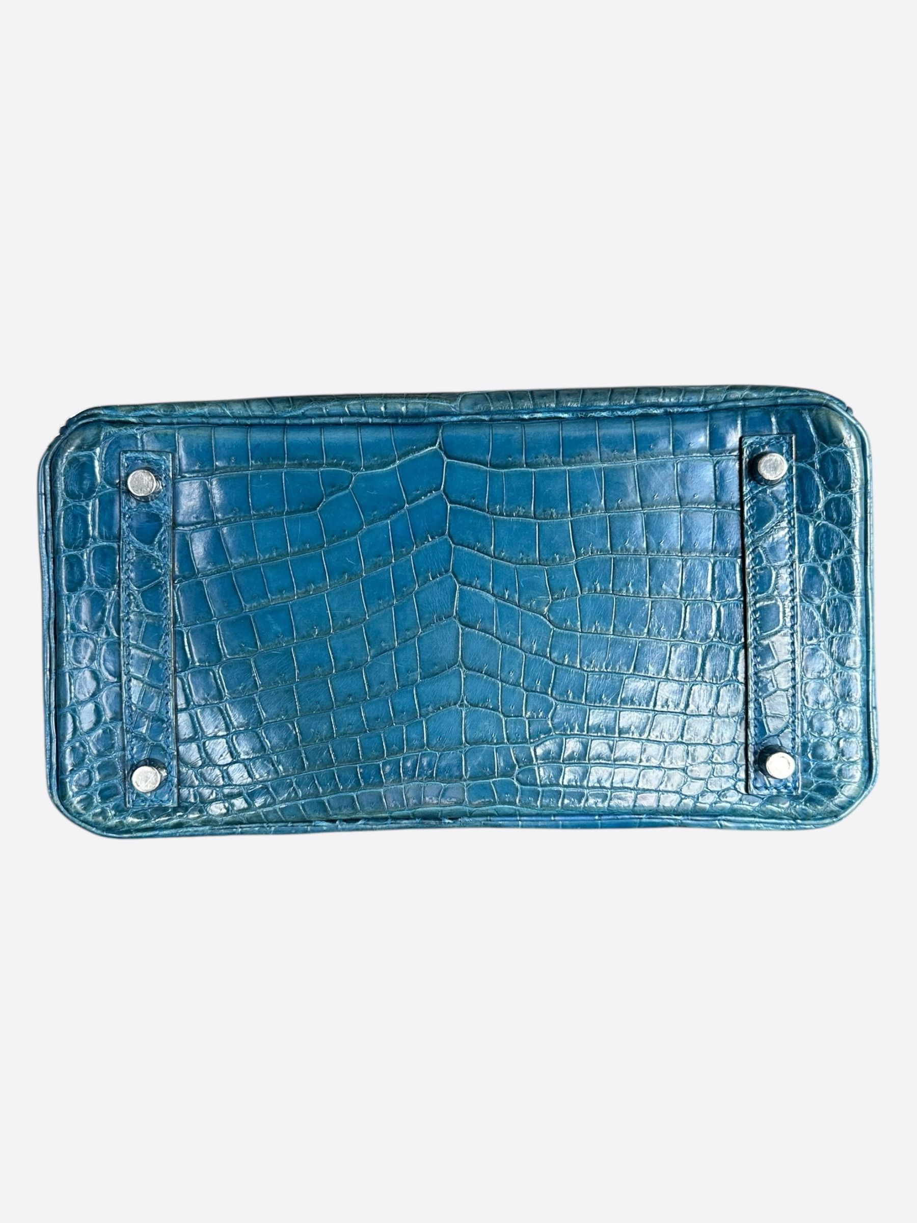 Hermes Hermes Blue Crocodile Birkin 30 Size ONE SIZE - 5 Thumbnail