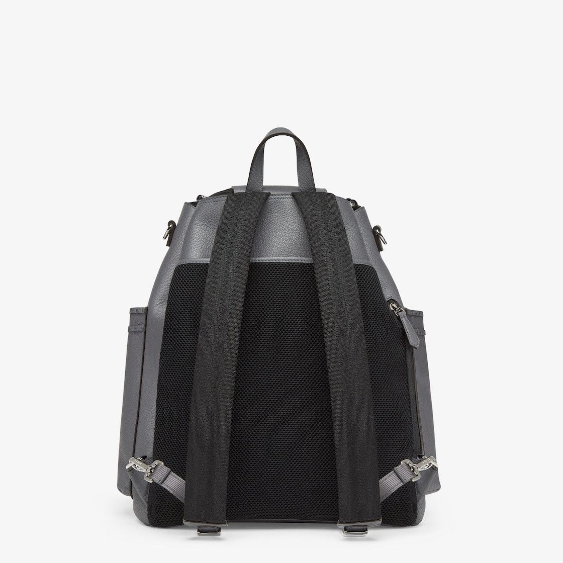 Fendi o1s1wg111225 Size:OS/Roma Leather Fendi Strike Large in Grey Size ONE SIZE - 4 Thumbnail