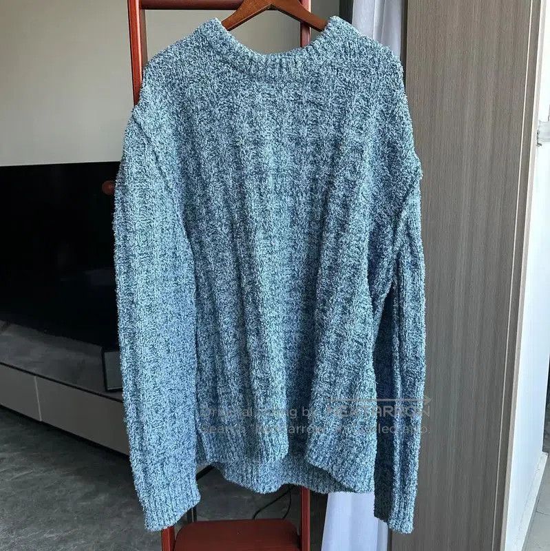 Maison Margiela Maison Margiela Blue Cotton Blend Pullover Sweater . Size US M / EU 48-50 / 2 - 1 Thumbnail