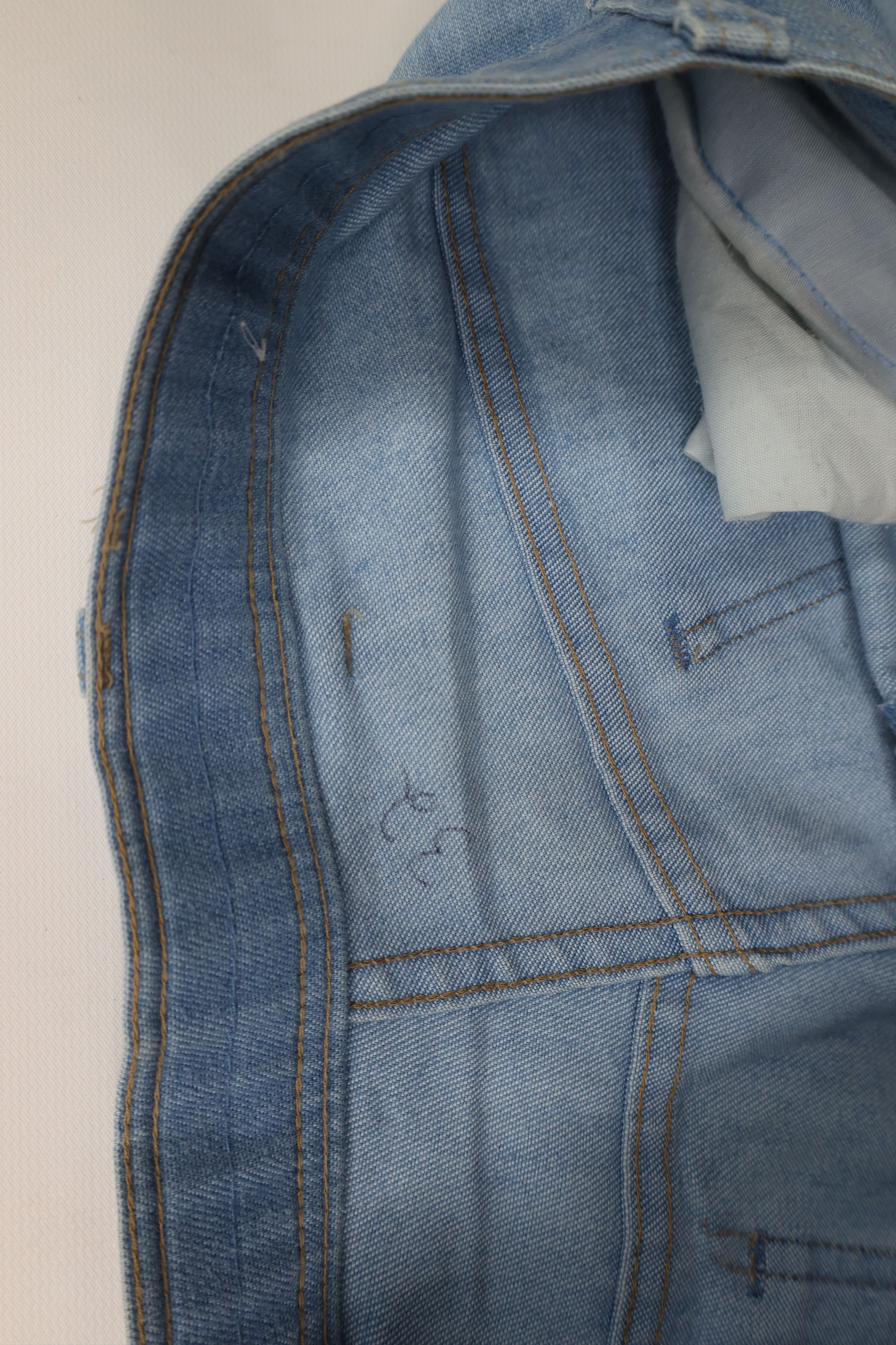 Vintage Vintage 70s Streetwear Wide Leg Bell Bottom Denim Jeans USA Size US 32 / EU 48 - 9 Thumbnail