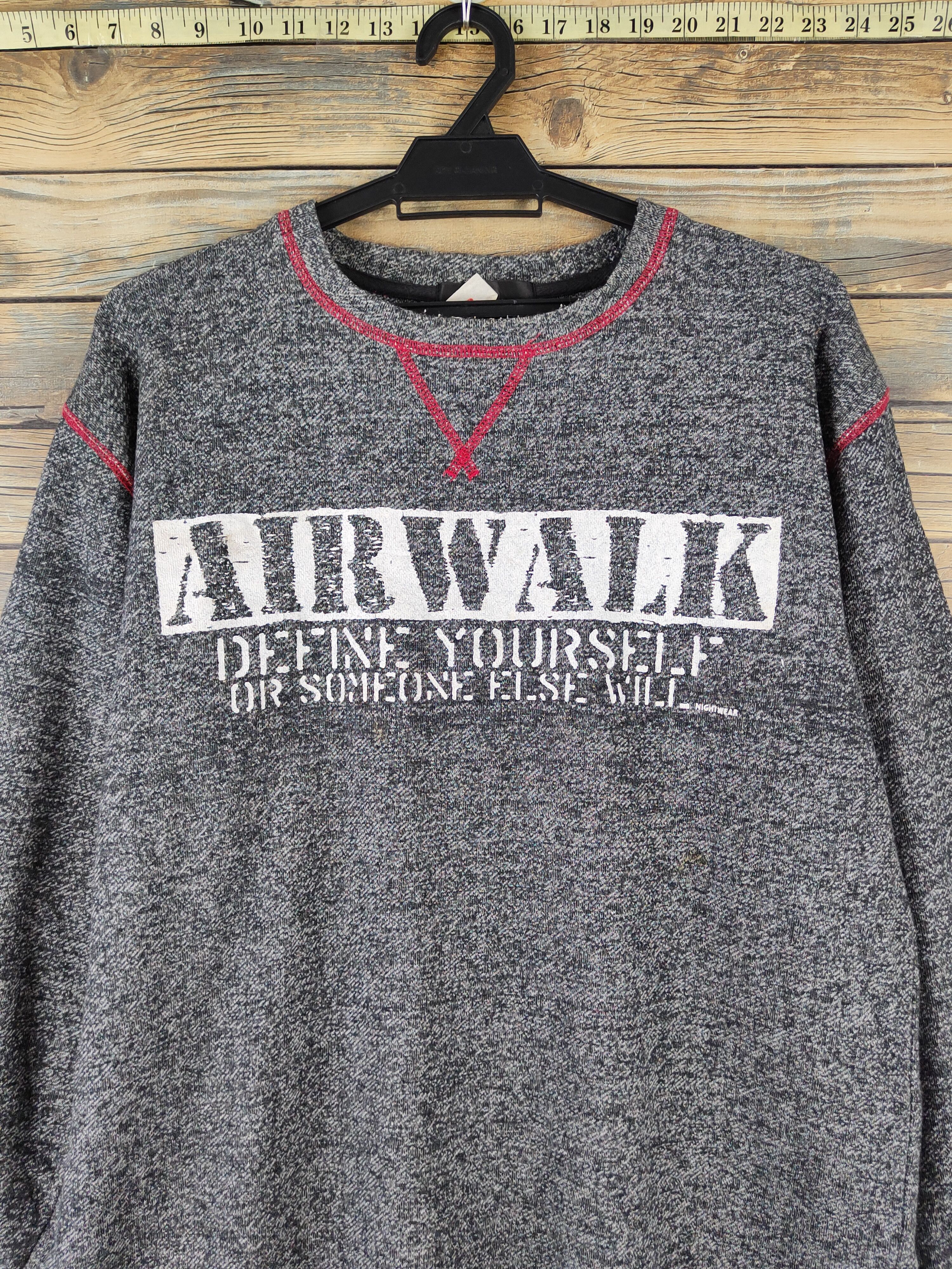Airwalk × Vintage DL Airwalk Black Knitwear Sweatshirts #437 Size US L / EU 52-54 / 3 - 2 Thumbnail