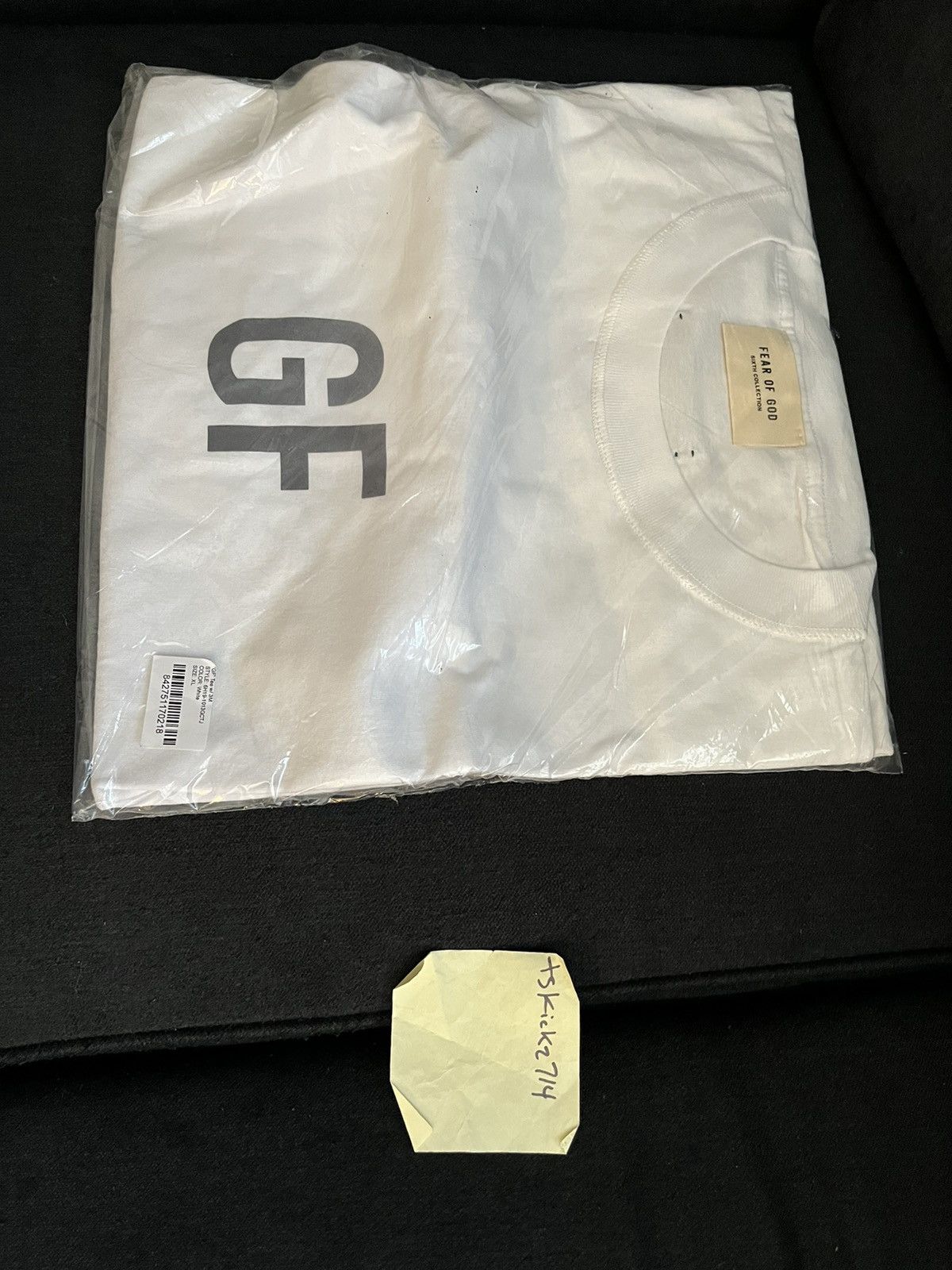 Fear of God Fear of god "GF' Tee w/ 3M xl Size US XL / EU 56 / 4 - 2 Thumbnail